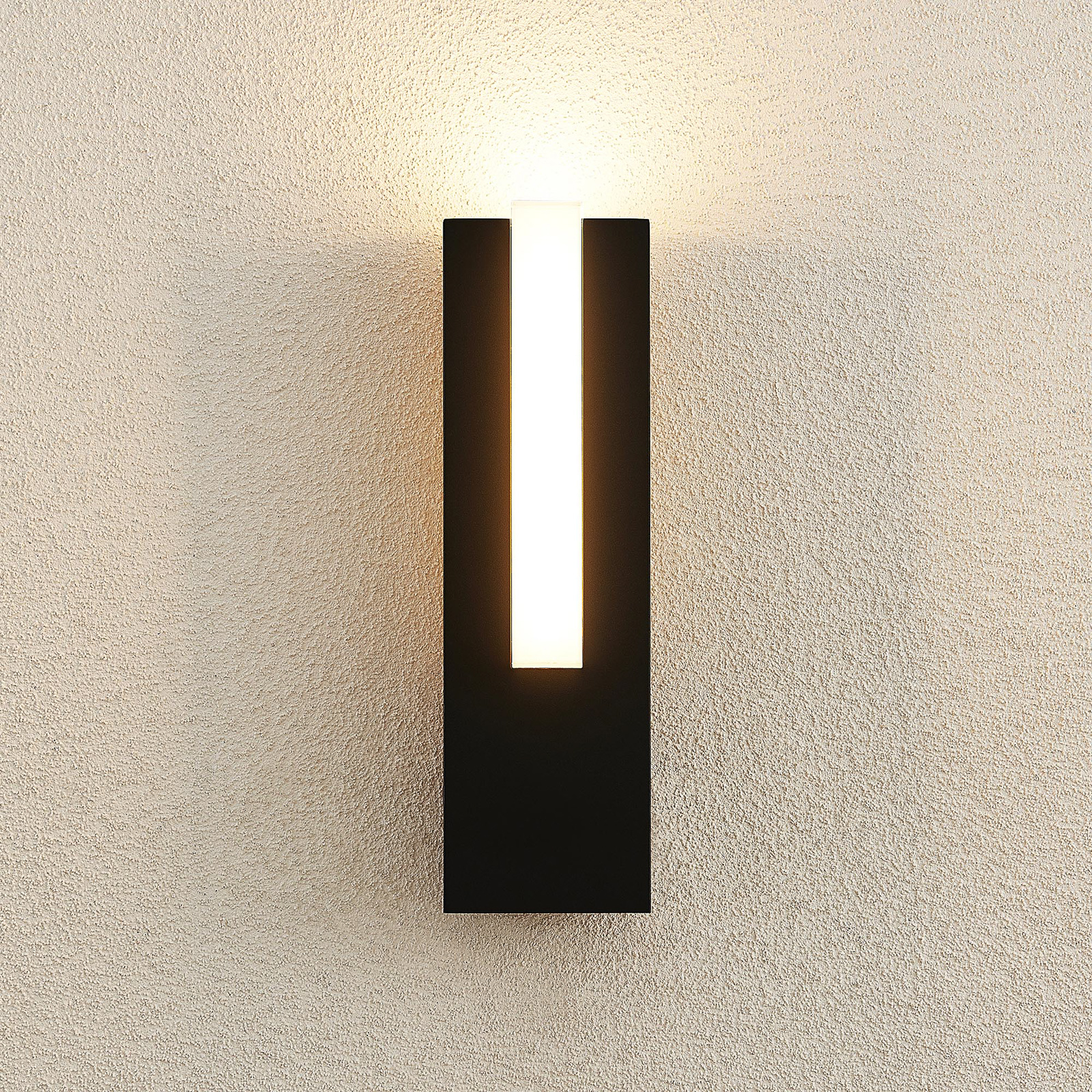 Lucande Virgalia LED āra sienas lampa