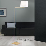 Carlton fabric floor lamp