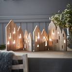 LED-Dekorationsleuchte View aus Holz, natur
