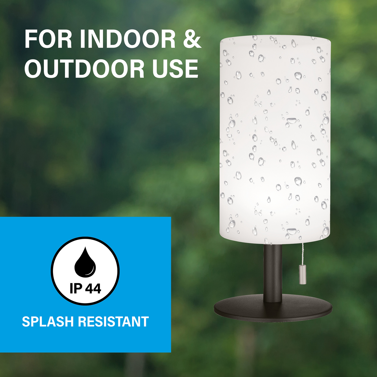 Lampe à poser LED rechargeable Larino, hauteur 28 cm Lampe à poser LED rechargeable Larino, hauteur 28 cm