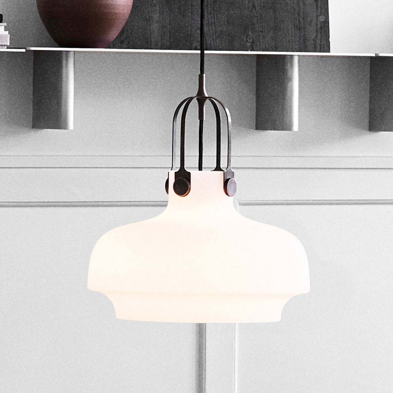 &Tradition Copenhagen pendant light, opal glass