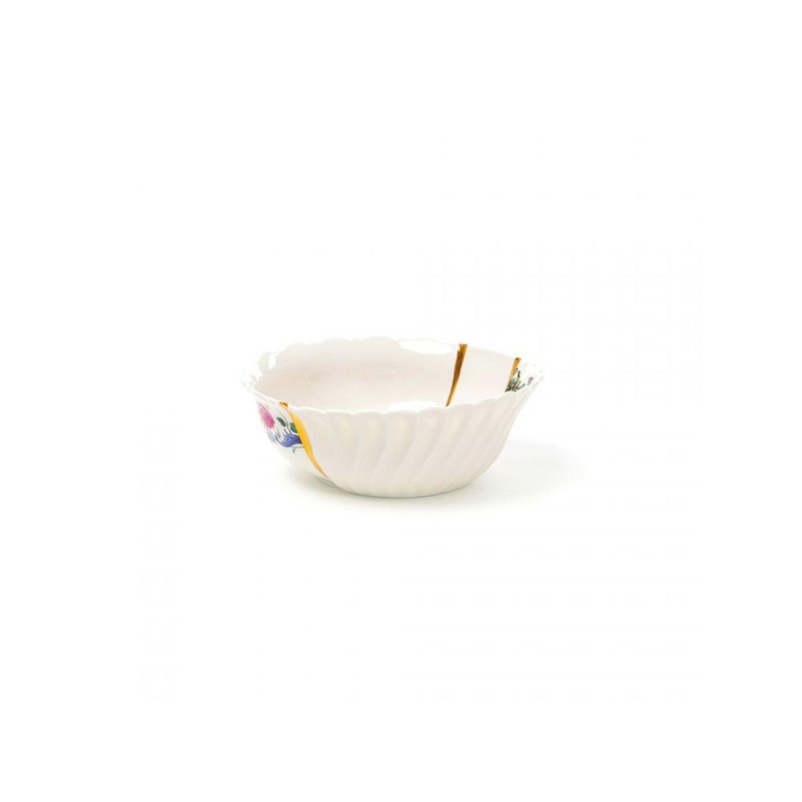 Kintsugi N'2 Fruit Bowl In Porcelain - Seletti