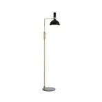 Larry Stojací Lampa Black/Brushed Brass - Markslöjd