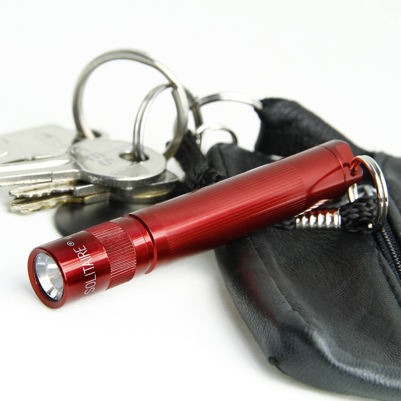 Image of Maglite Lampe de poche au xénon Solitaire 1-Cell AAA rouge 