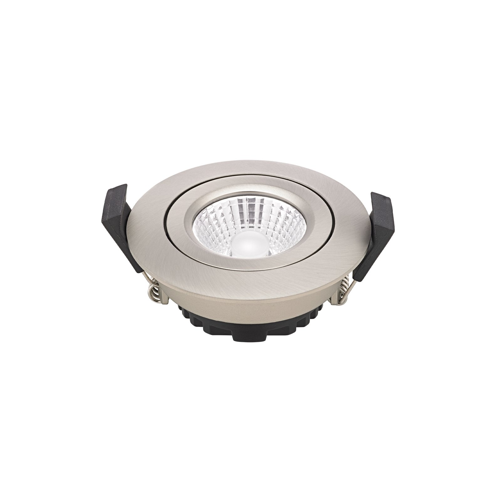 Diled LED recessed ceiling spotlight, Ø 8.5cm, 6 W, dimmable, steel