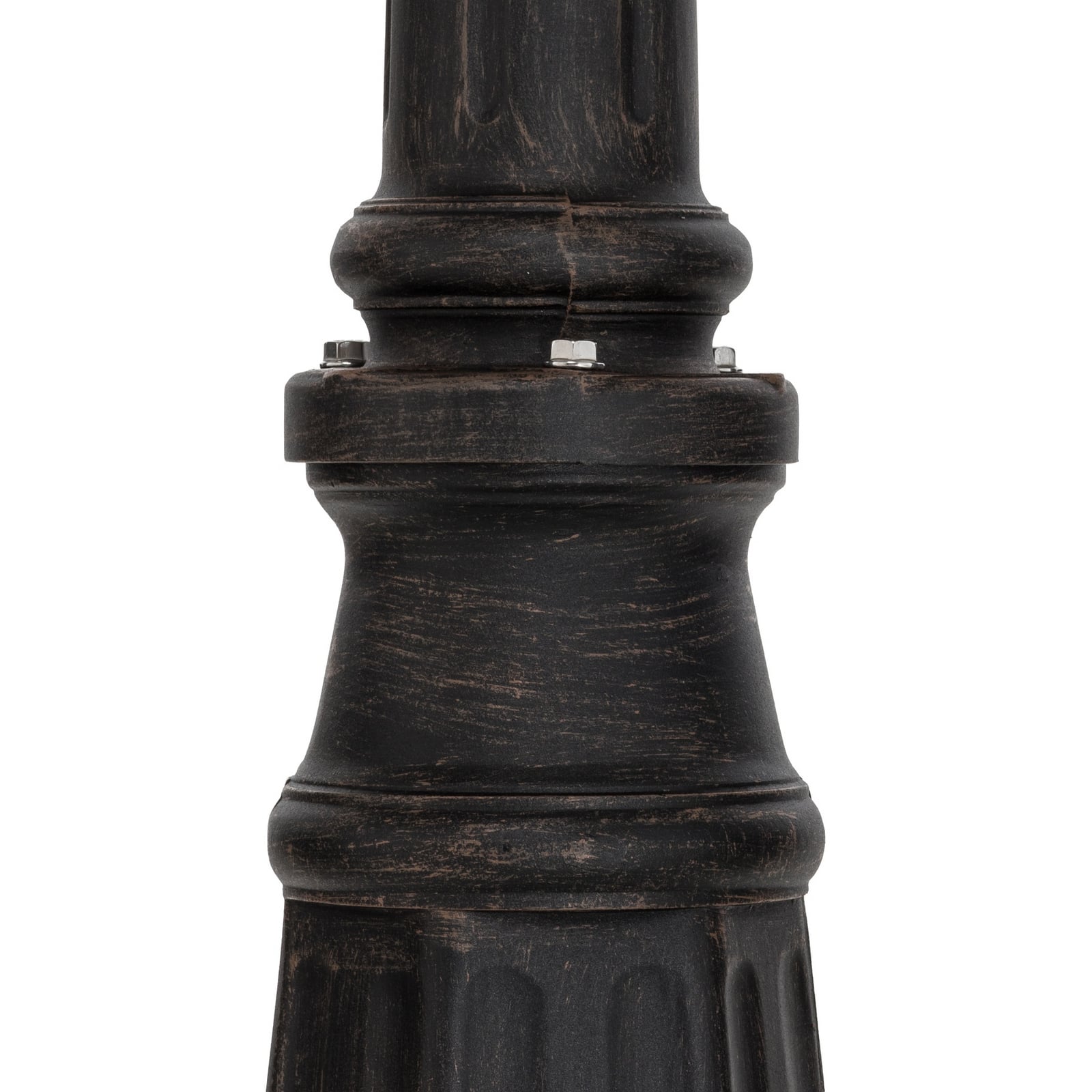 Lindby utelampe E27, 198 cm, rust, metall, IP44, E27
