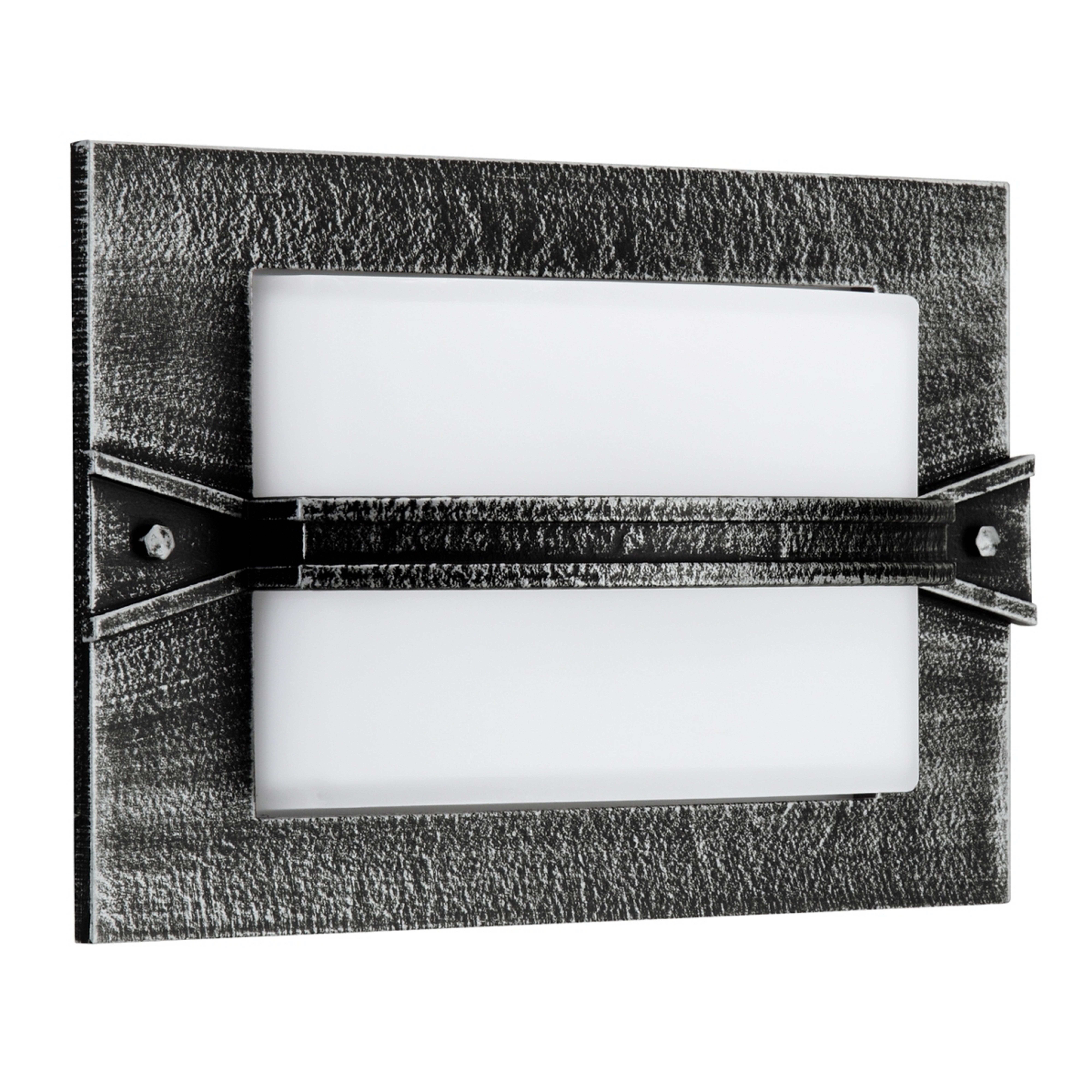 Candeeiro de parede exterior Ällin em estilo de casa de campo preto