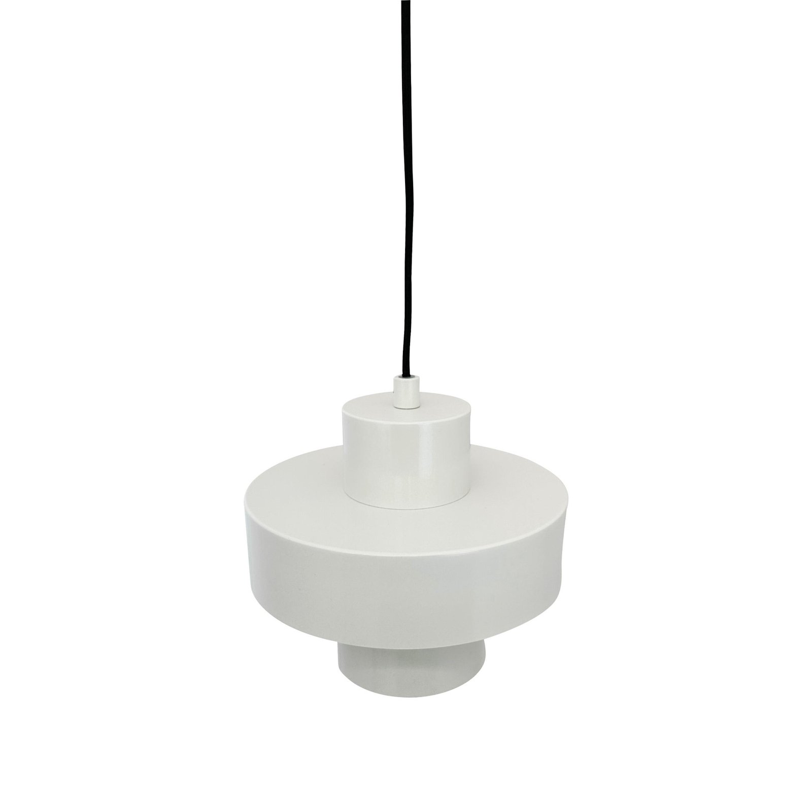 Dyberg Larsen hanging light Stoke, putty white, Ø 20 cm, metal