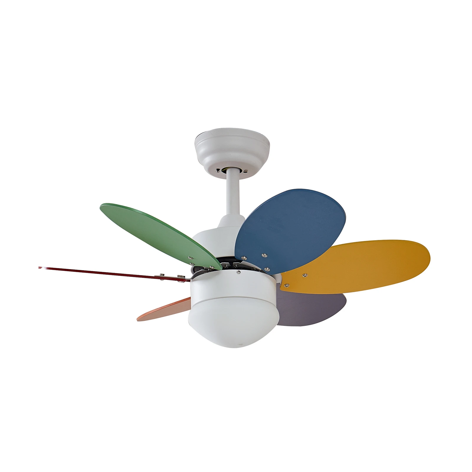 Lindby mennyezeti ventilátor világítással, Litur, csendes, Ø 77 cm, E27