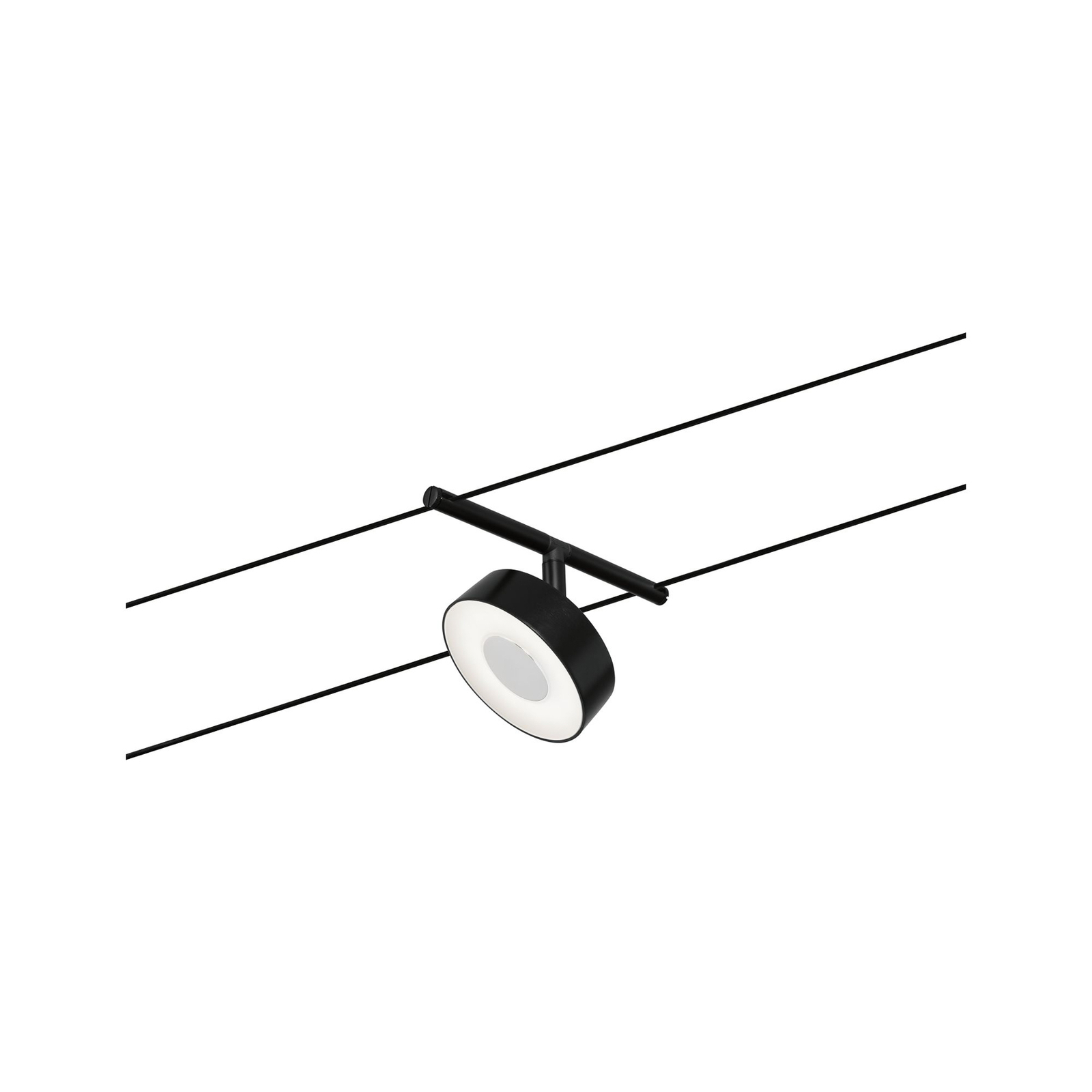 Paulmann Circle LED-Seilsystem 5fl. schwarz matt