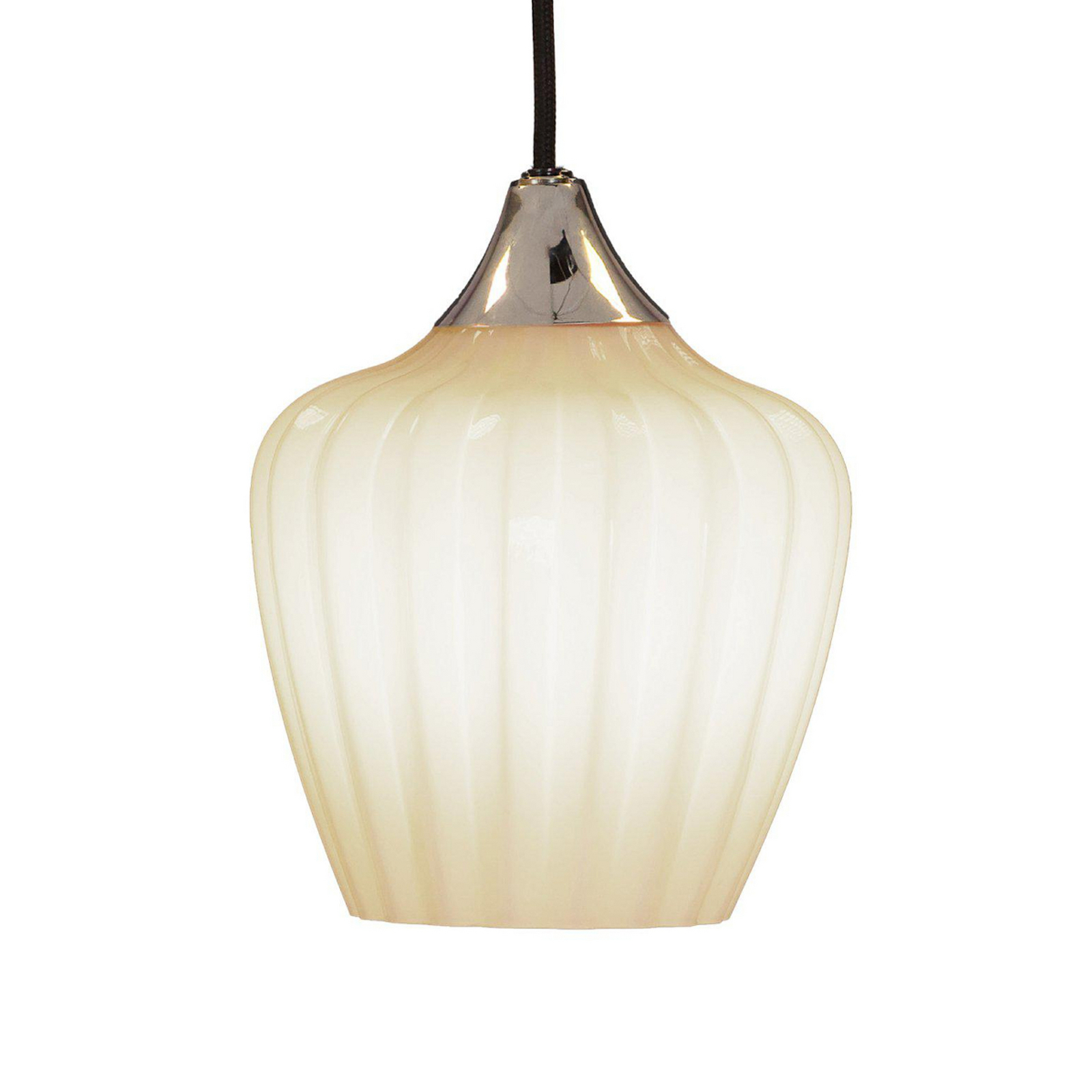 Ripplamp Amalfi, opaalvalge, Ø 25 cm, klaas, E27, pistik Ripplamp Amalfi, opaalvalge, Ø 25 cm, klaas, E27, pistik