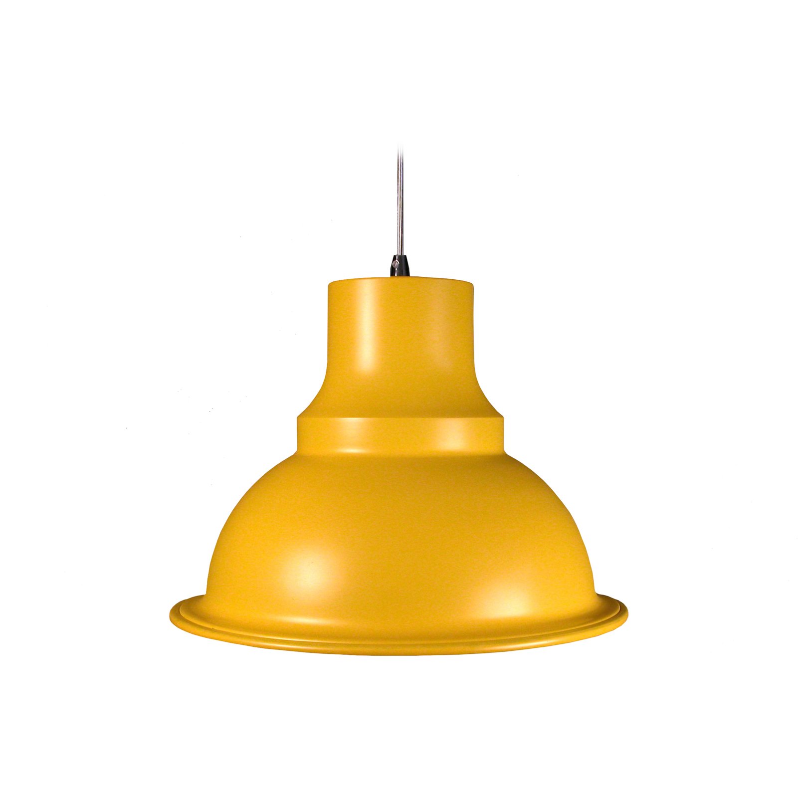 Aluminor Loft függő lámpa, Ø 39 cm, sárga