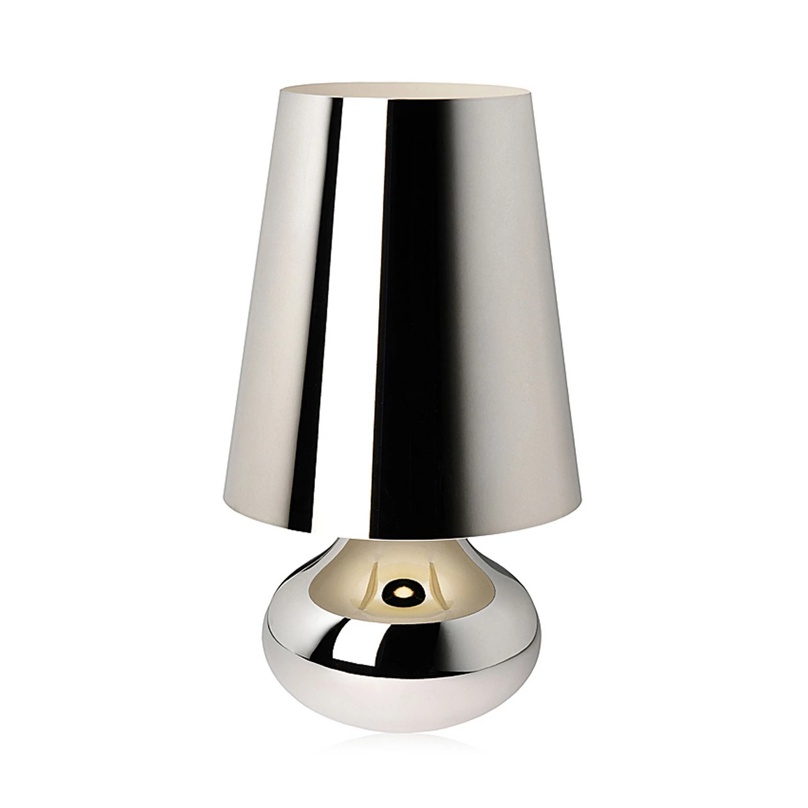 Kartell Cindy LED stolna lampa, platinasto metalik