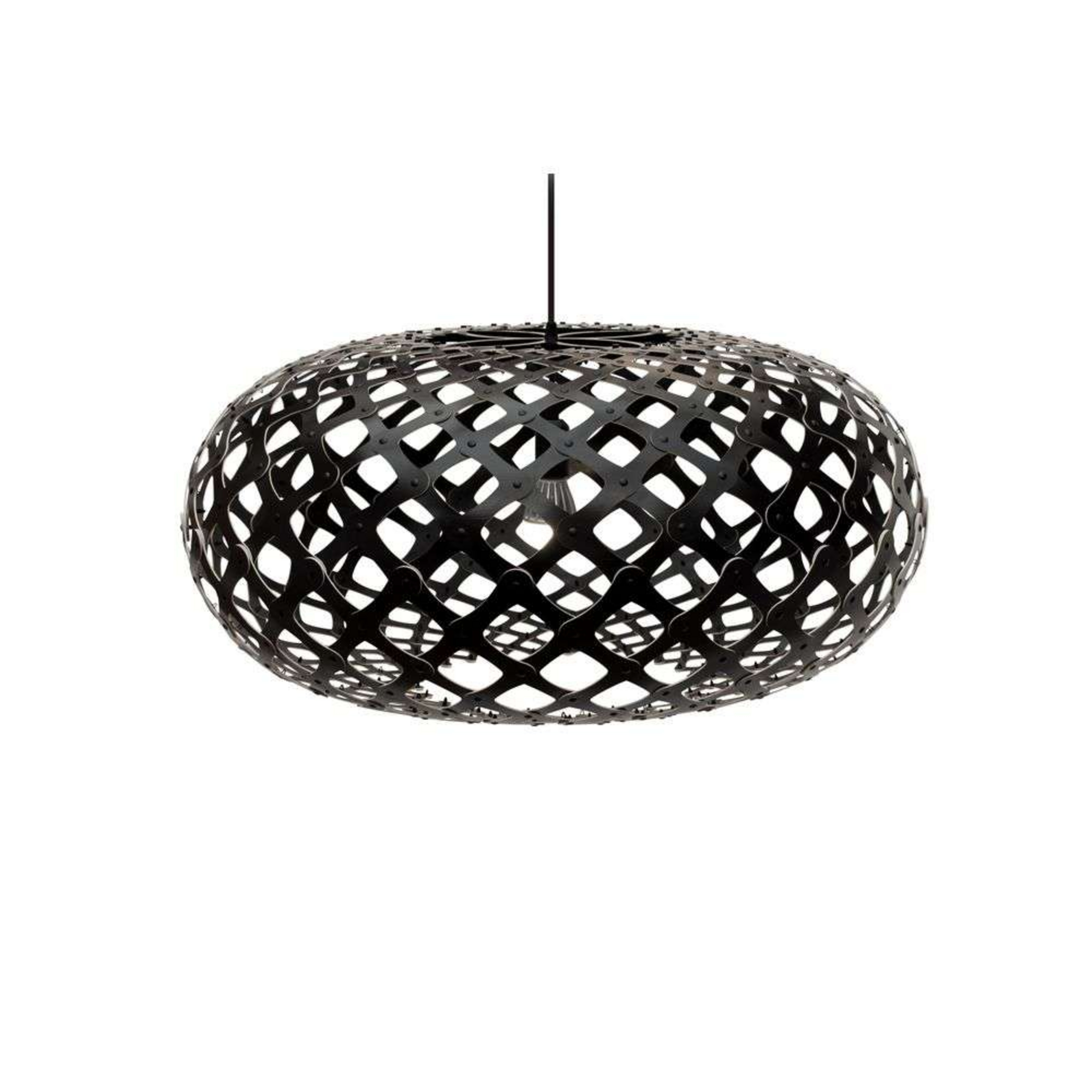 Kina Pendant Ø80 Black Sides - David Trubridge