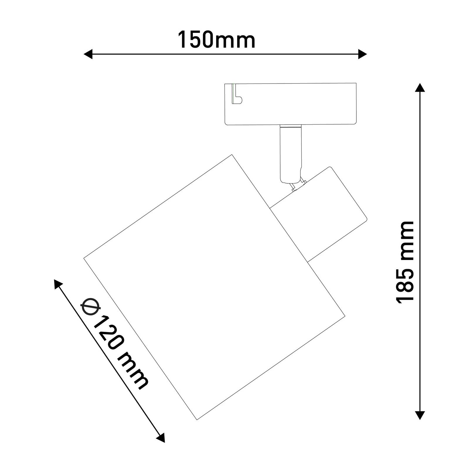 Lampa sufitowa Maron 1-pkt., tkanina, beżowa