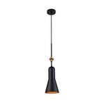 Lampada a sospensione Etoile 1 luce Ø 17,8 cm nero opaco