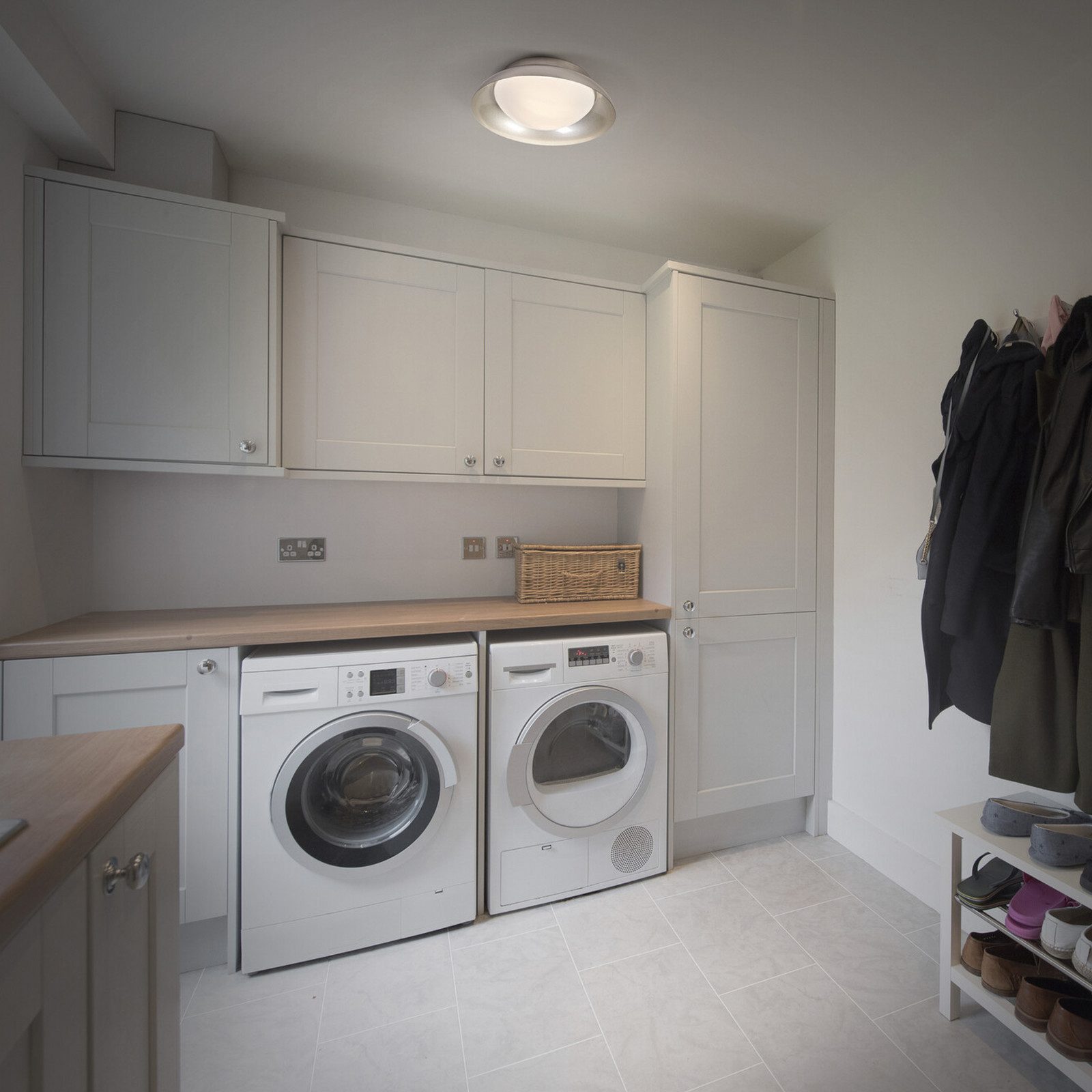 Ledvance Orbis Milan plafonieră nichel - Camera de zi / sufragerie - Metal