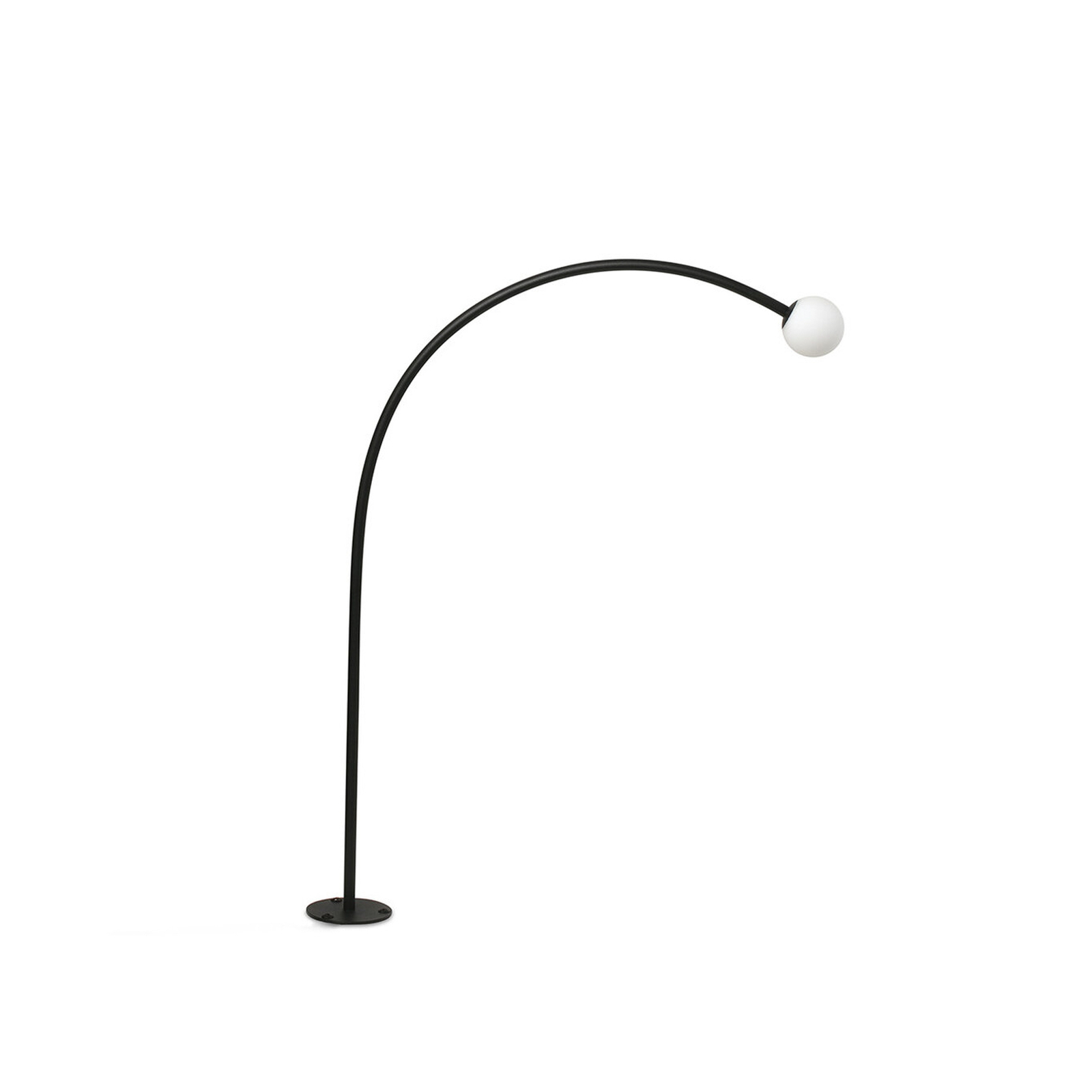 Podstavná lampa Cuca LED, černá, nerezová ocel/sklo, výška 65 cm