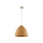 Laverne-riippuvalaisin, rottinki, Ø 40 cm, puu, E27 - Lindby