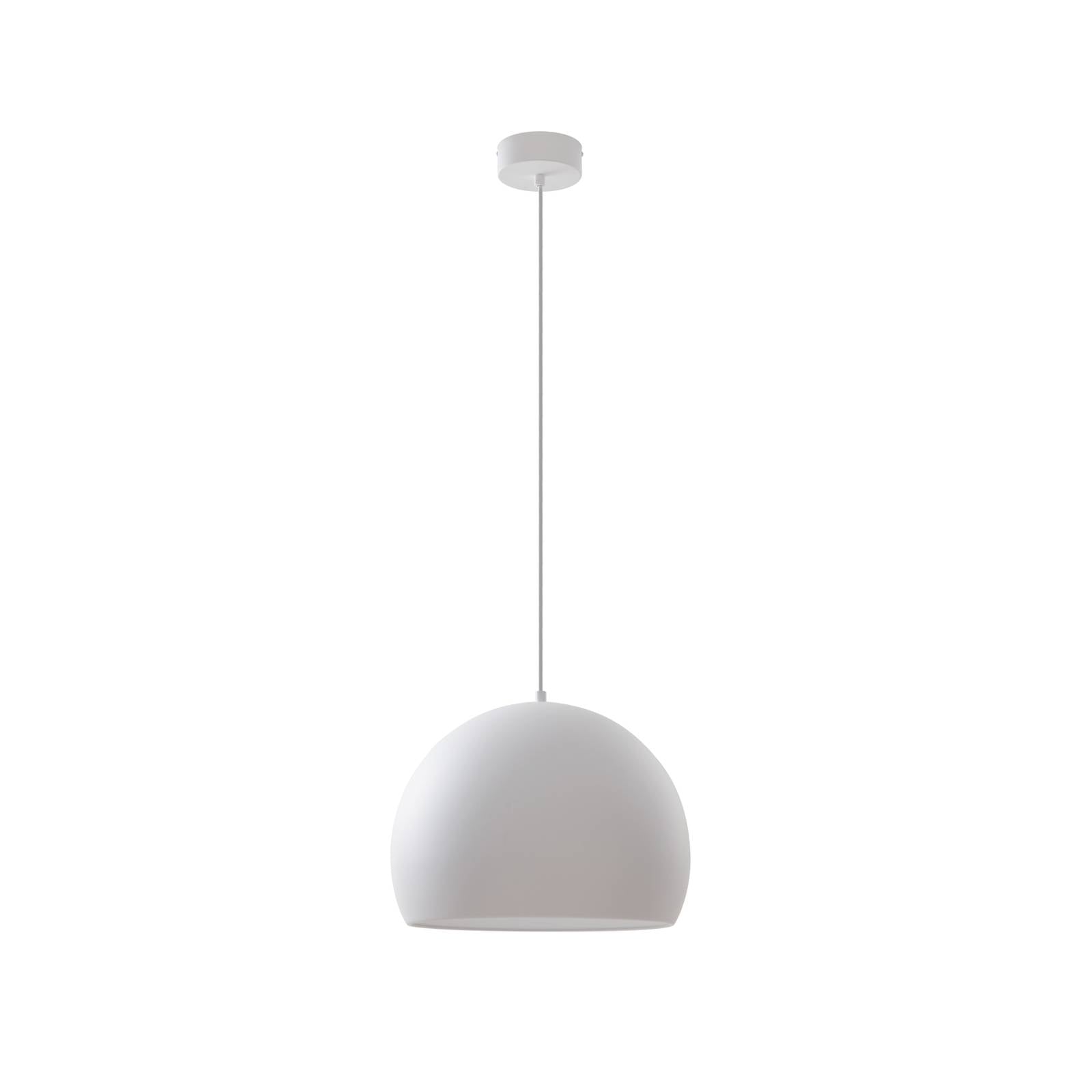Lucande LED-Hängeleuchte Lythara, weiß, Ø 50 cm, Aluminium