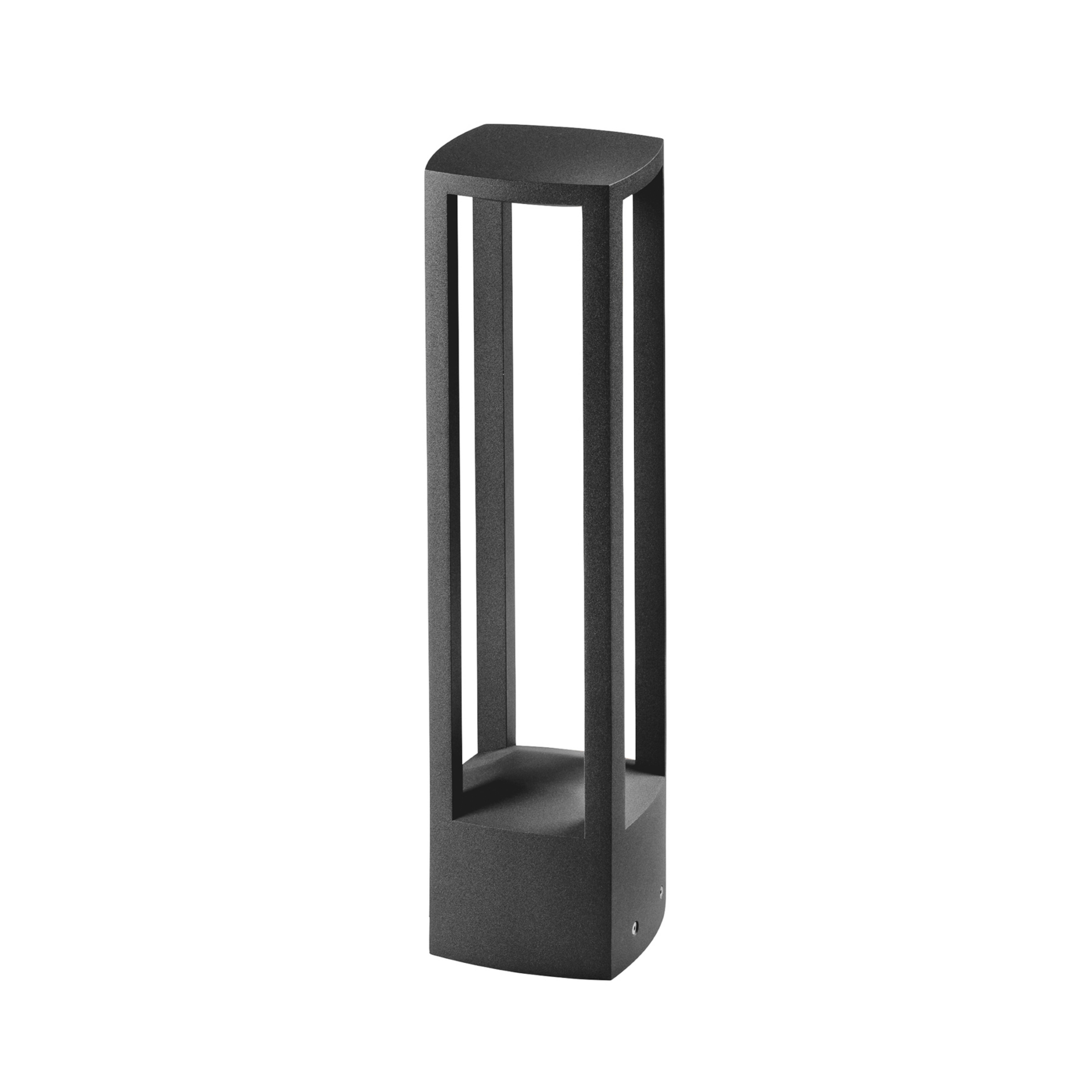 Mirage LED-pylväsvalaisin musta, 48 cm, CCT, IP54 - Light-Point
