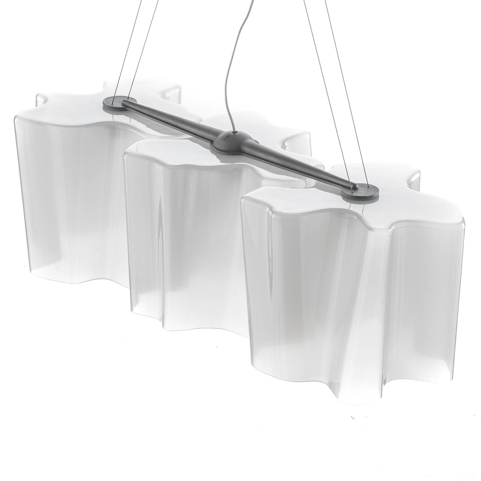 Artemide Logico lampa wisząca 3-pkt. 100 cm biała