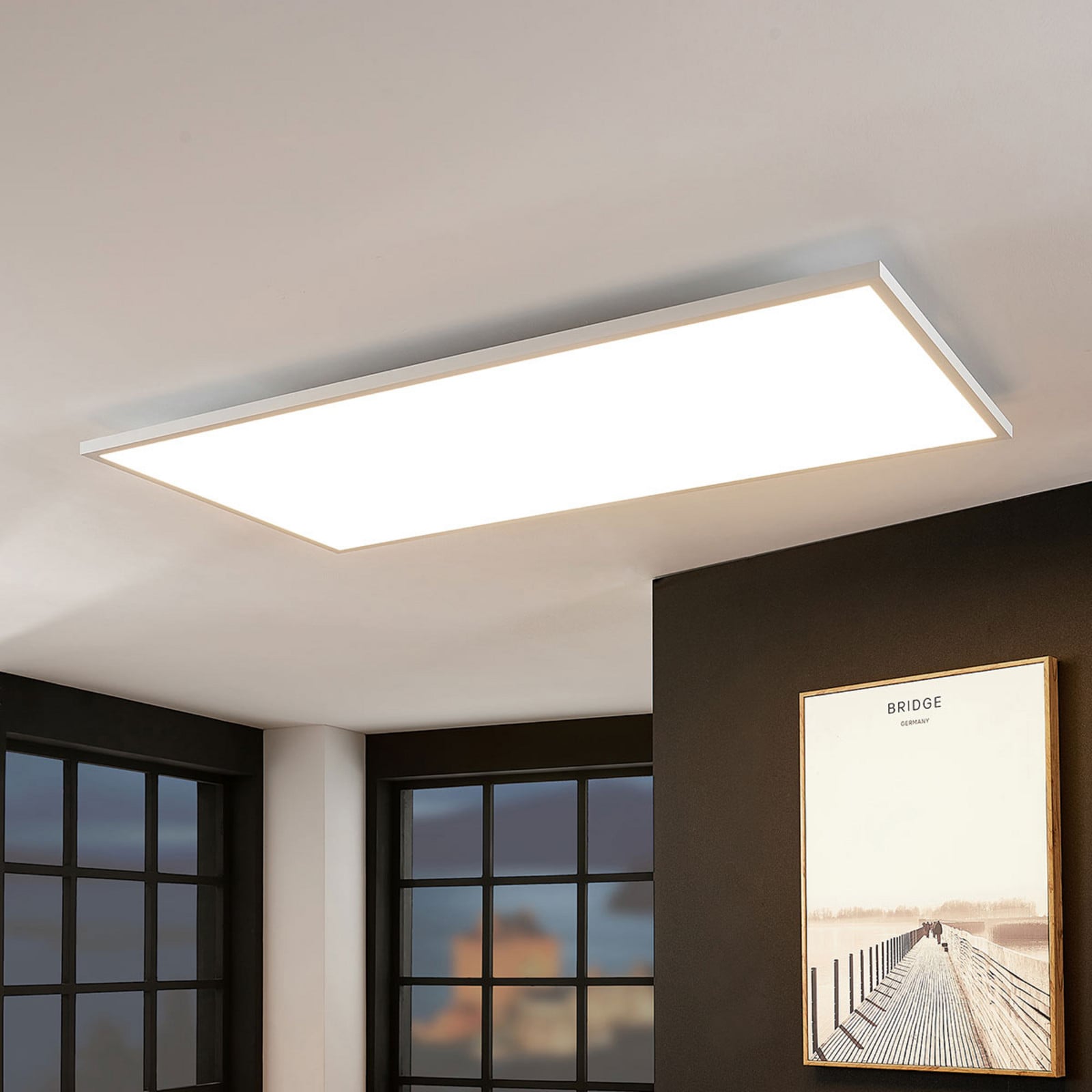 Brenda Plafond 60x120 White Arcchio - Vardagsrum - Modern - Plast - Vinklad