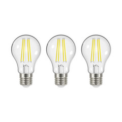 LED hõõgniit E27 5W 3000K 1060 luumeni läbipaistev komplekt 3 tk