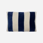 HDSono cushion cover cream/blue textile 60x40 cm - House Doctor