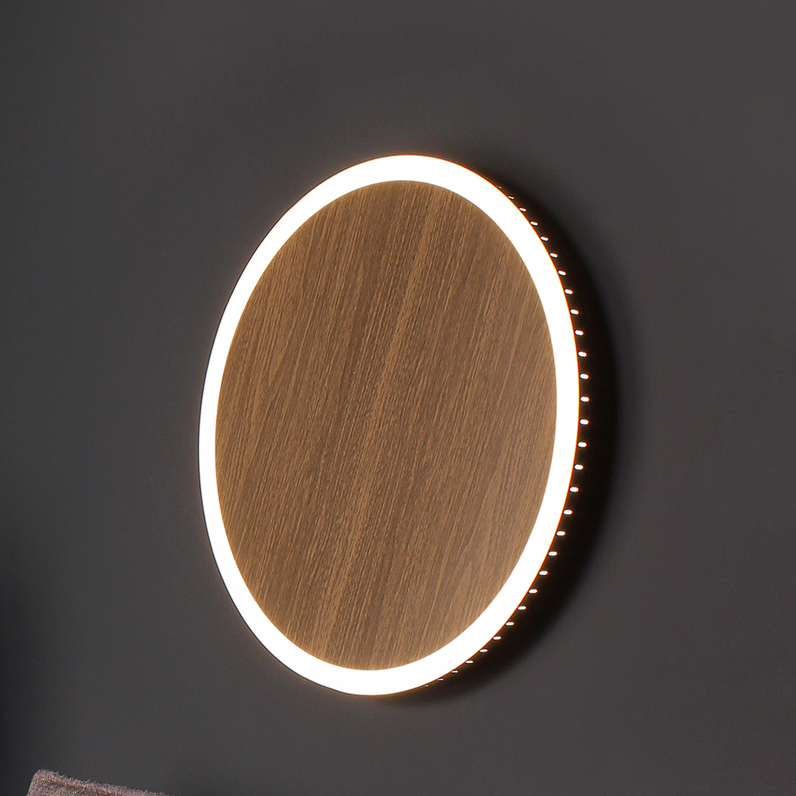 LED svetlo Morton 3-step-dim vzhľad dreva 50 cm