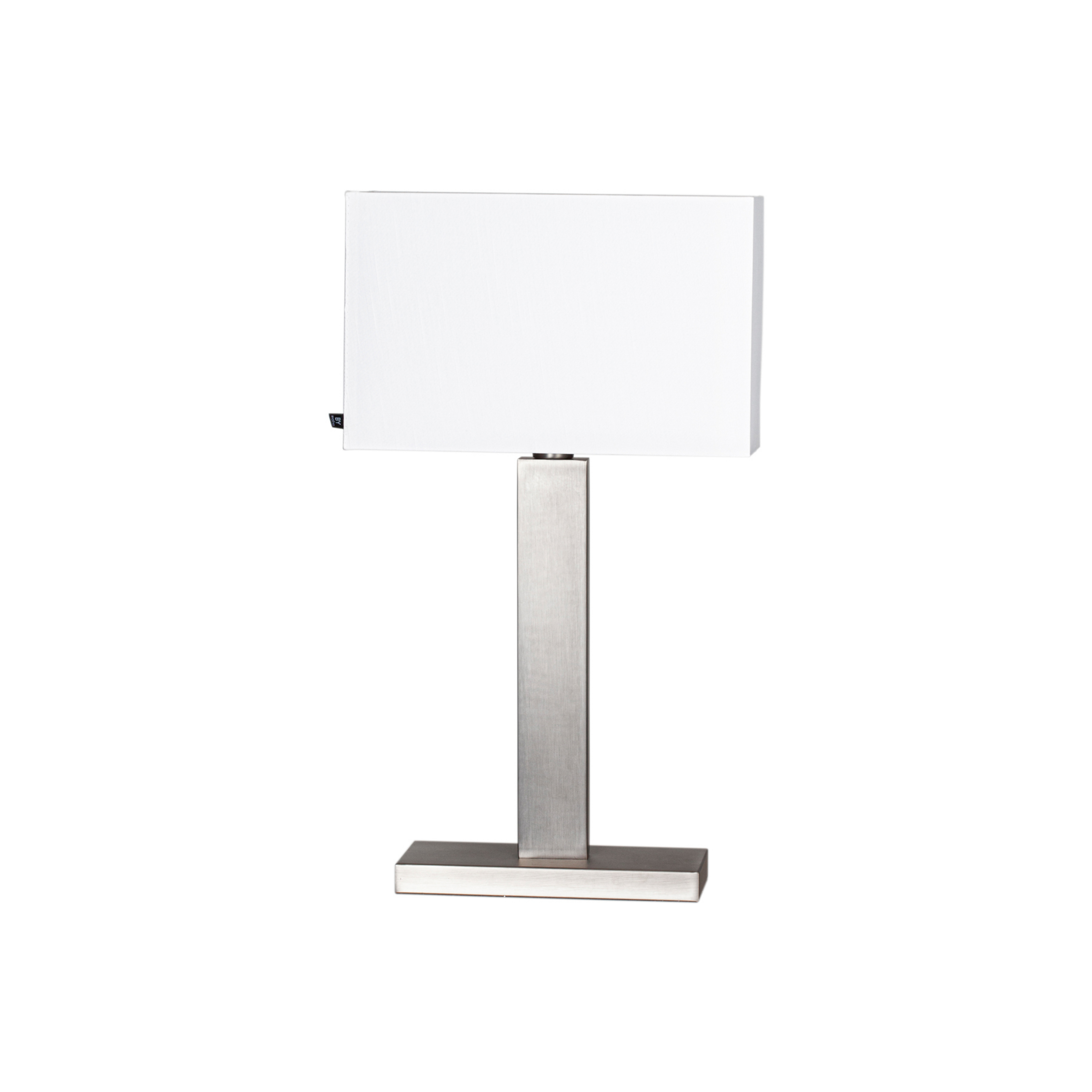Prime Table Lamp H69 Brushed Steel/White - By Rydéns