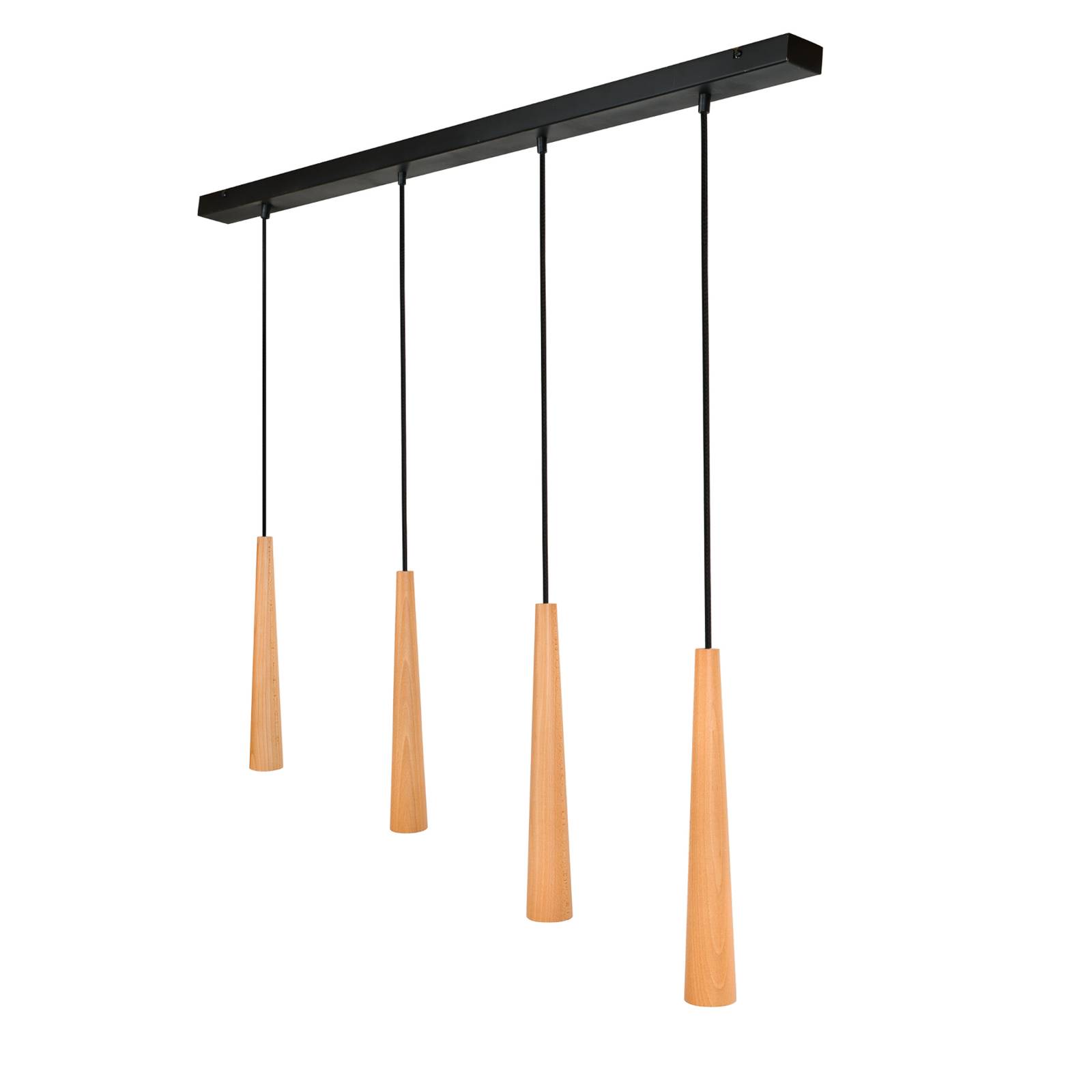 Envostar Wooden Pendant Light - Living / Dining Room - Hanging Light - dimmable - Modern - Brown