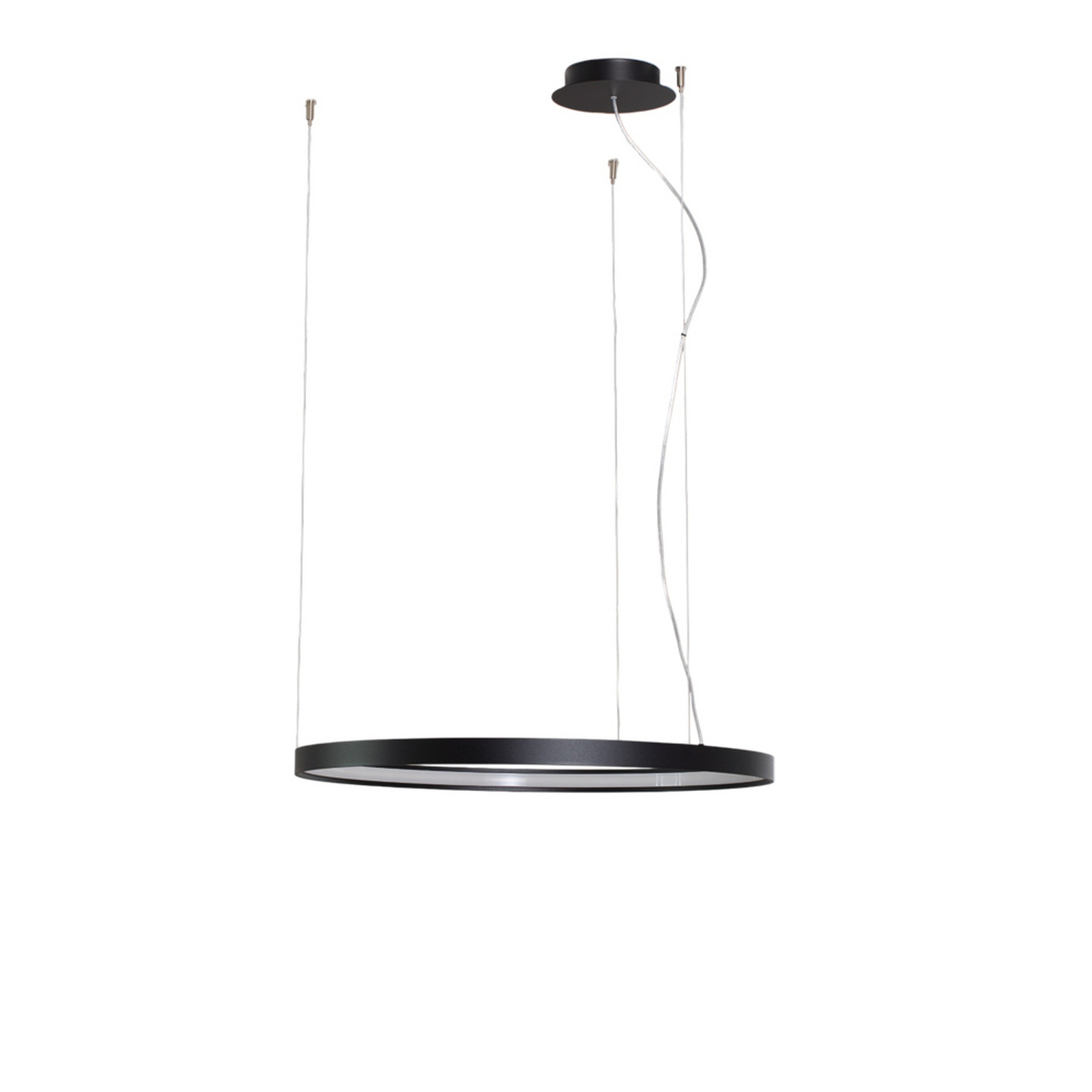 Suspension LED Rio 78 horizontale 3 000 K noire Suspension LED Rio 78 horizontale 3 000 K noire