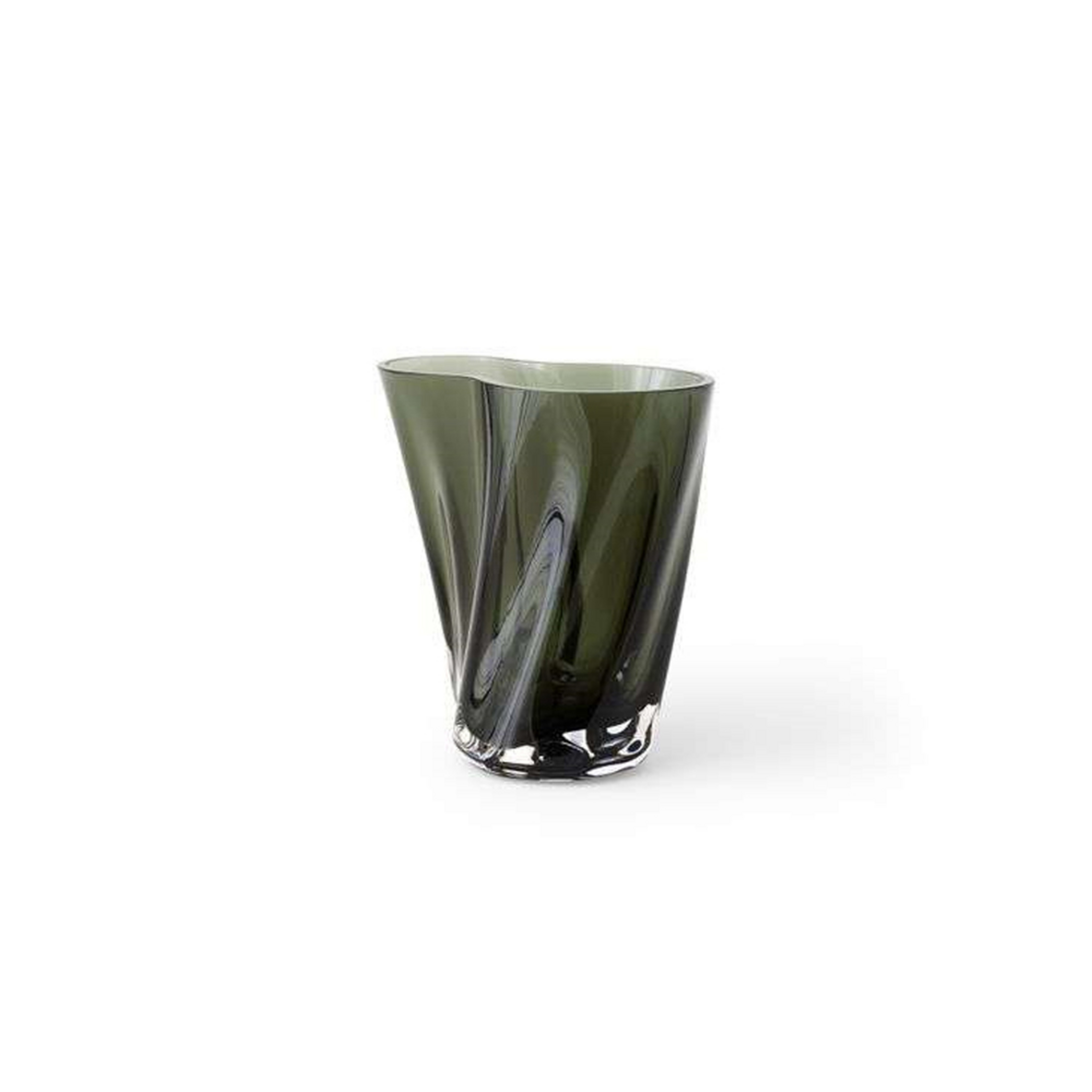 Aer Vase, Höhe 19 cm, rauchgrau, Glas - Audo