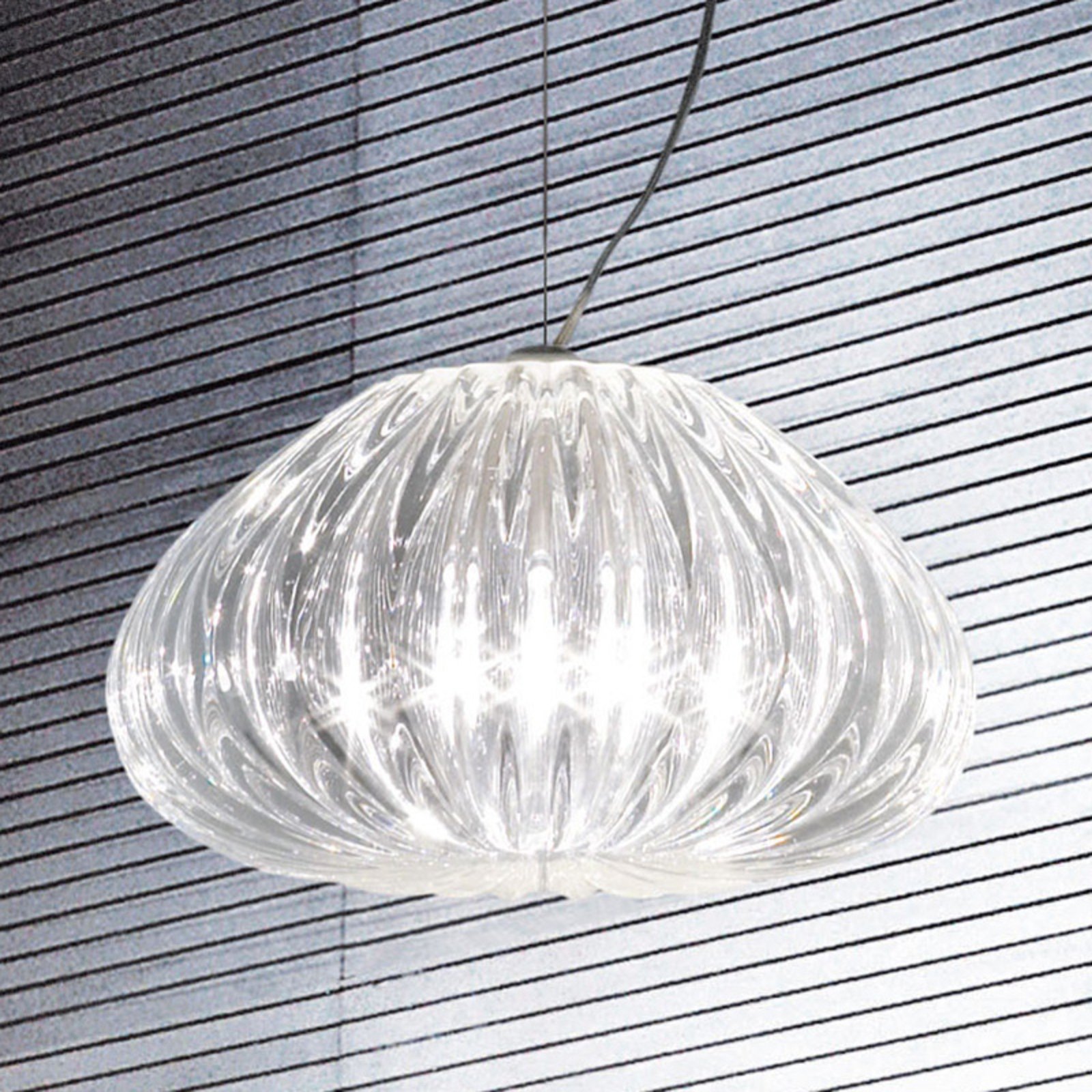 Диамантена кристална висяща лампа Ø 30 cm