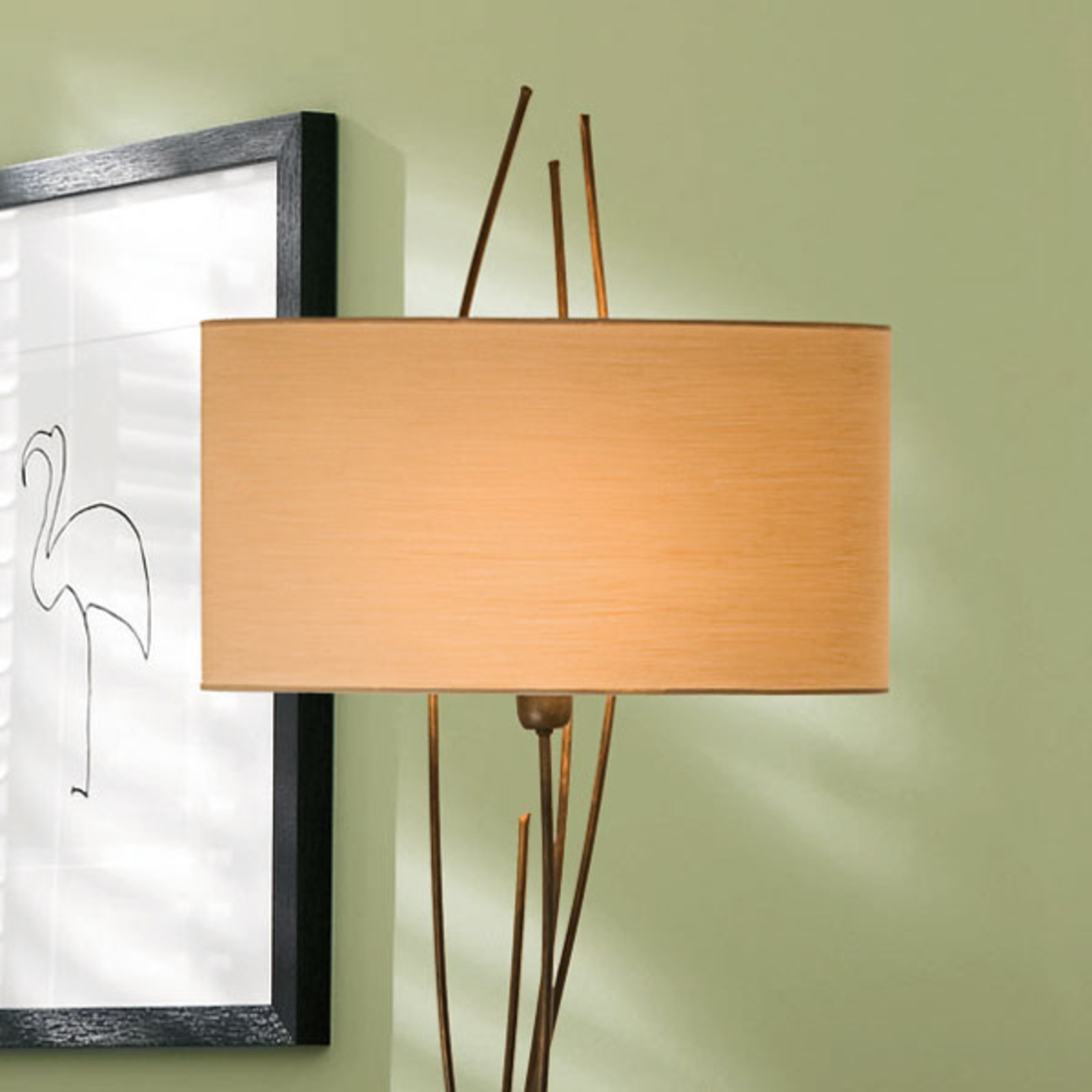 LIVING OVAL - elegante vloerlamp