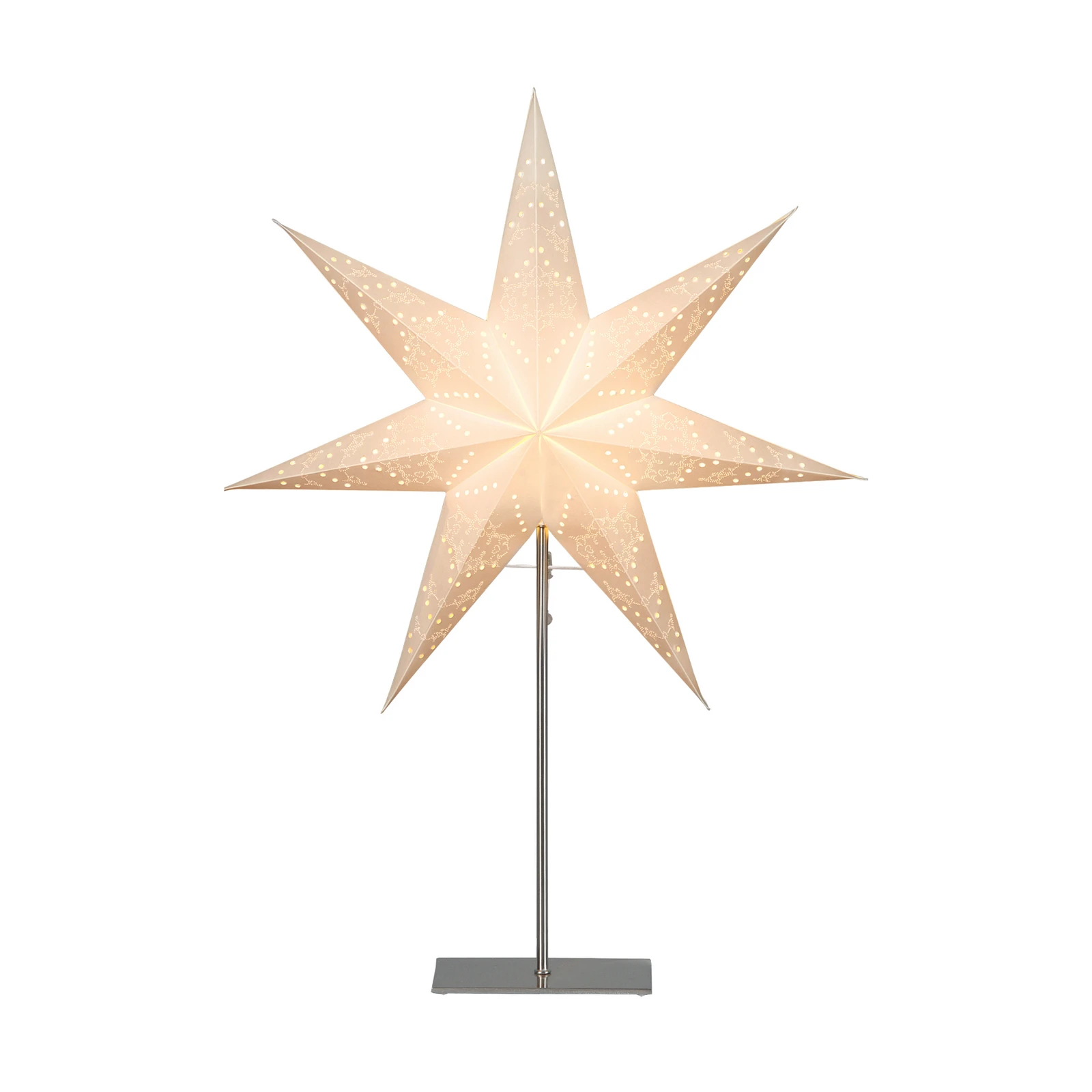 Standstern Sensy, Höhe 78 cm, weiß