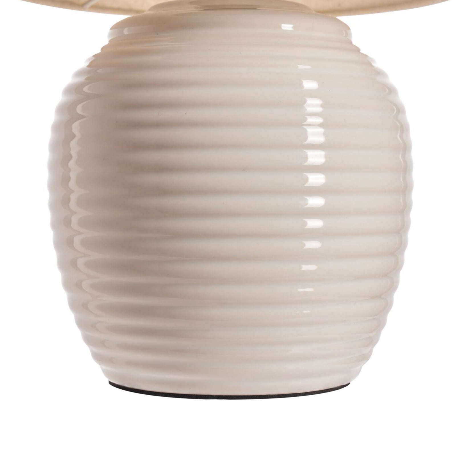 Pauleen-pöytävalaisin LOVELY CHARM, beige, korkeus 33 cm, tekstiili