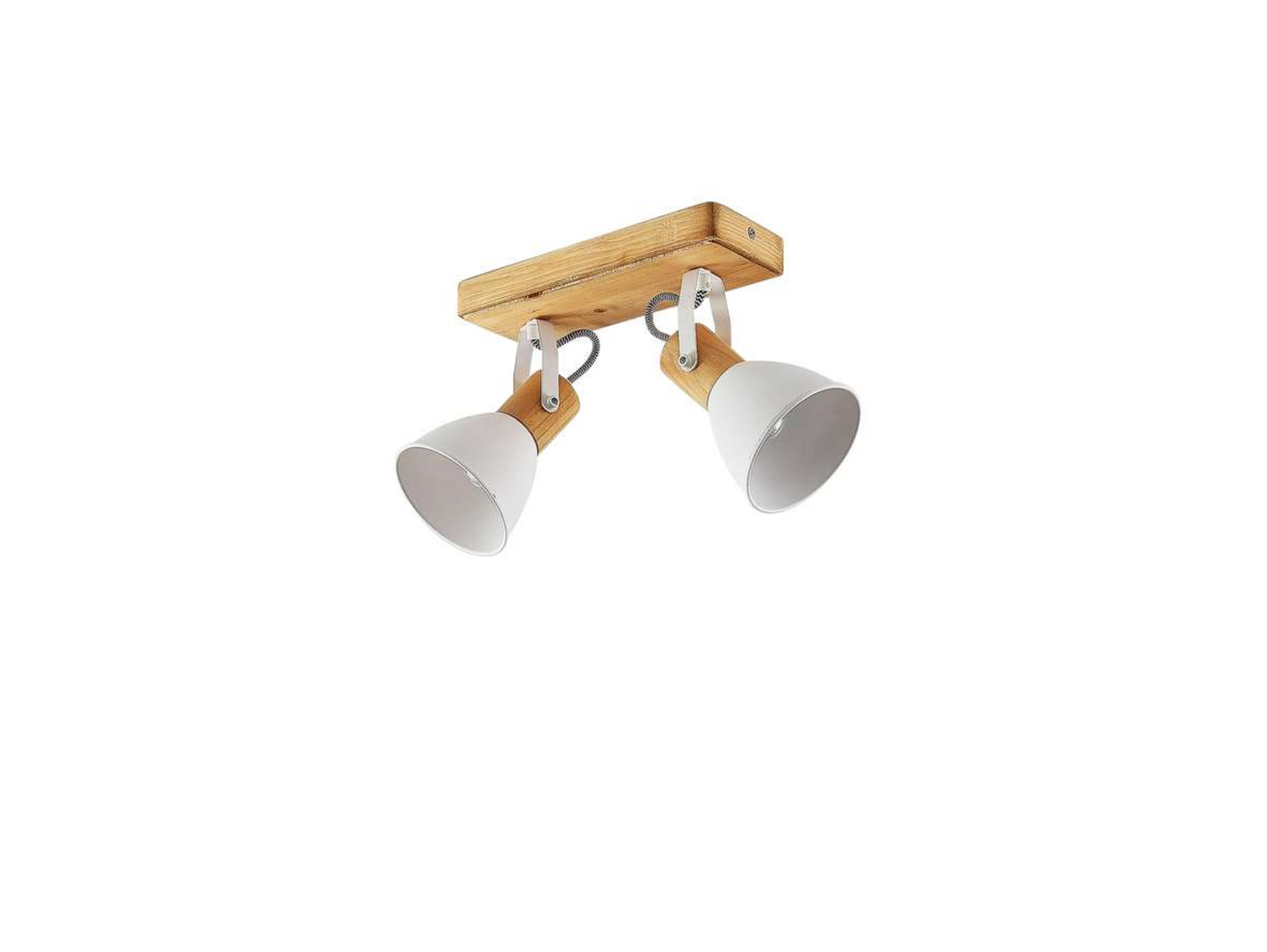 Merela 2 Deckenleuchte Wood/White - Lindby