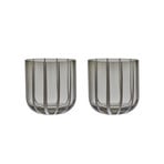 Copo Mizu, cinzento, altura 8 cm, conjunto de 2 - OYOY Living Design
