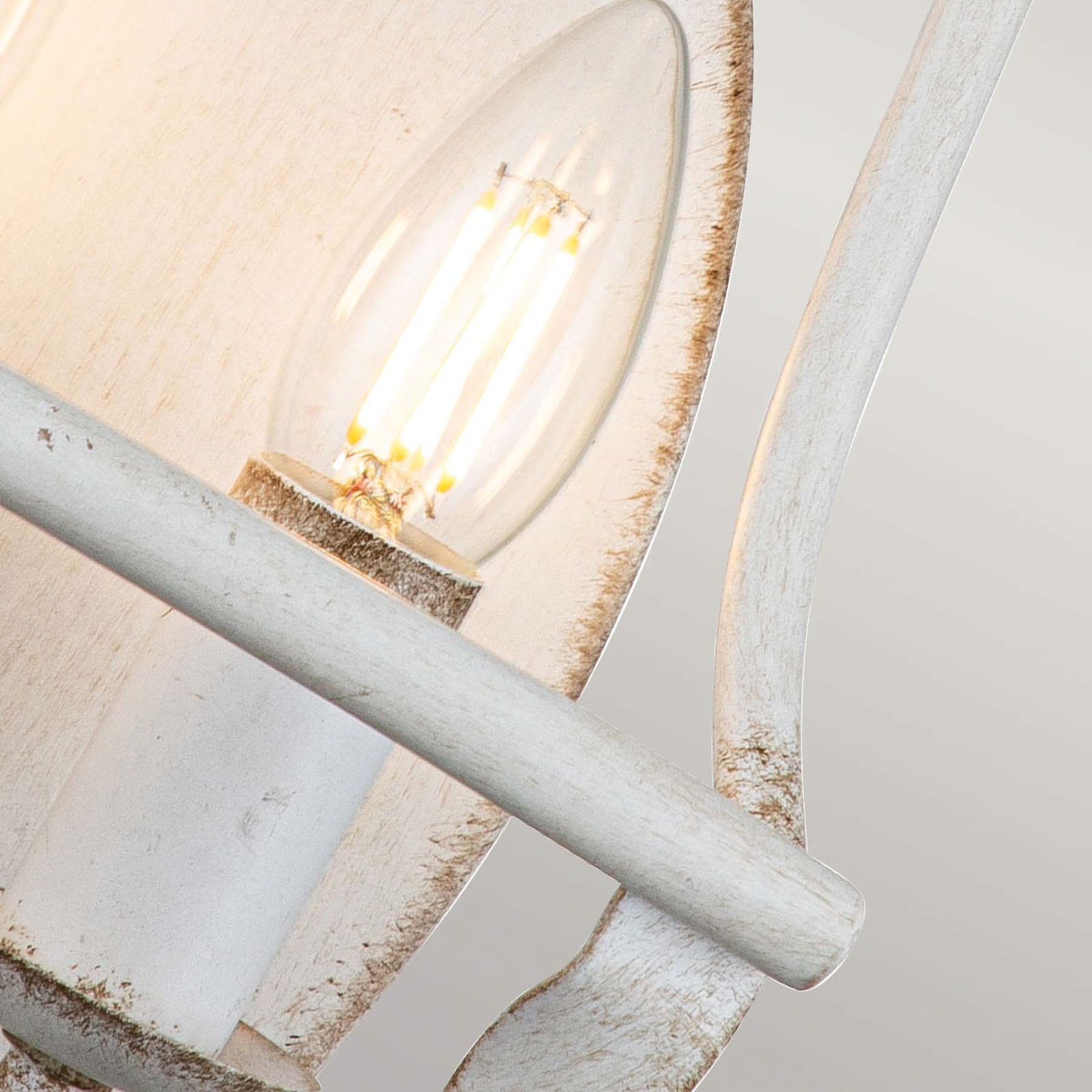 Bradbury wall light, 2-bulb, white