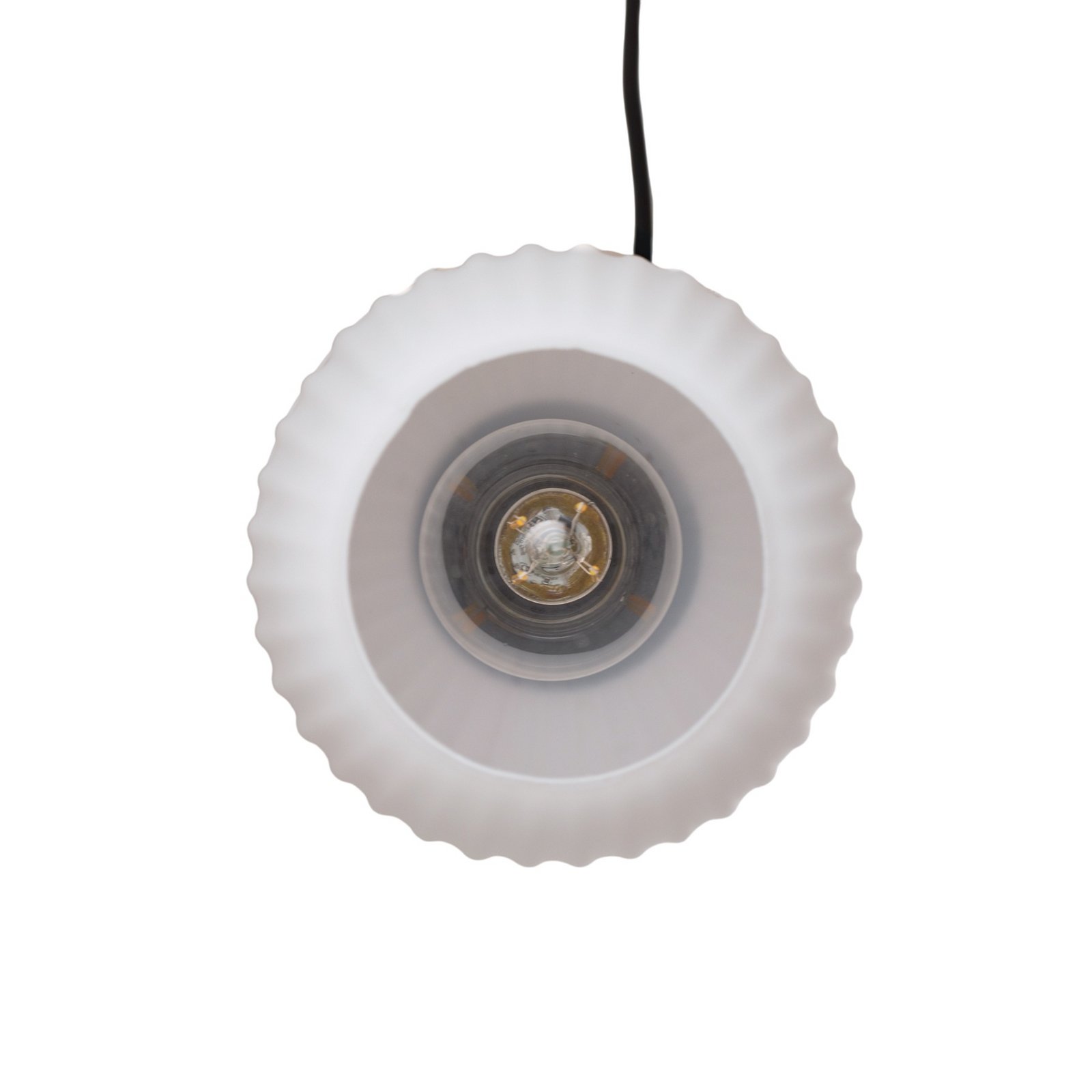 Verdi hanglamp, Ø 30 cm, zwart/opaal, staal/glas, 4-lamps. Verdi hanglamp, Ø 30 cm, zwart/opaal, staal/glas, 4-lamps.