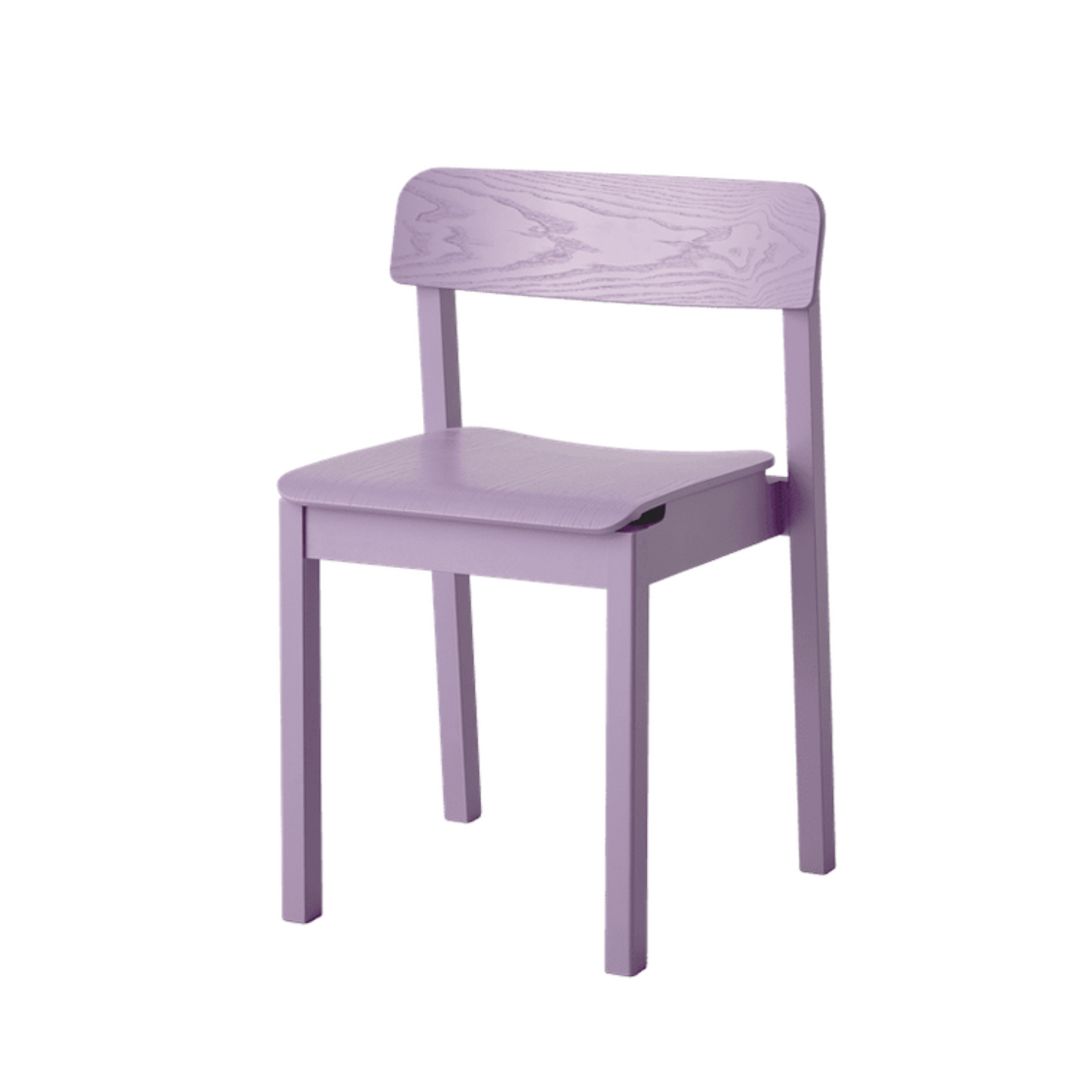 EVERYDAY Stuhl, hellviolett, Höhe 75 cm, Eichenholz - Moebe