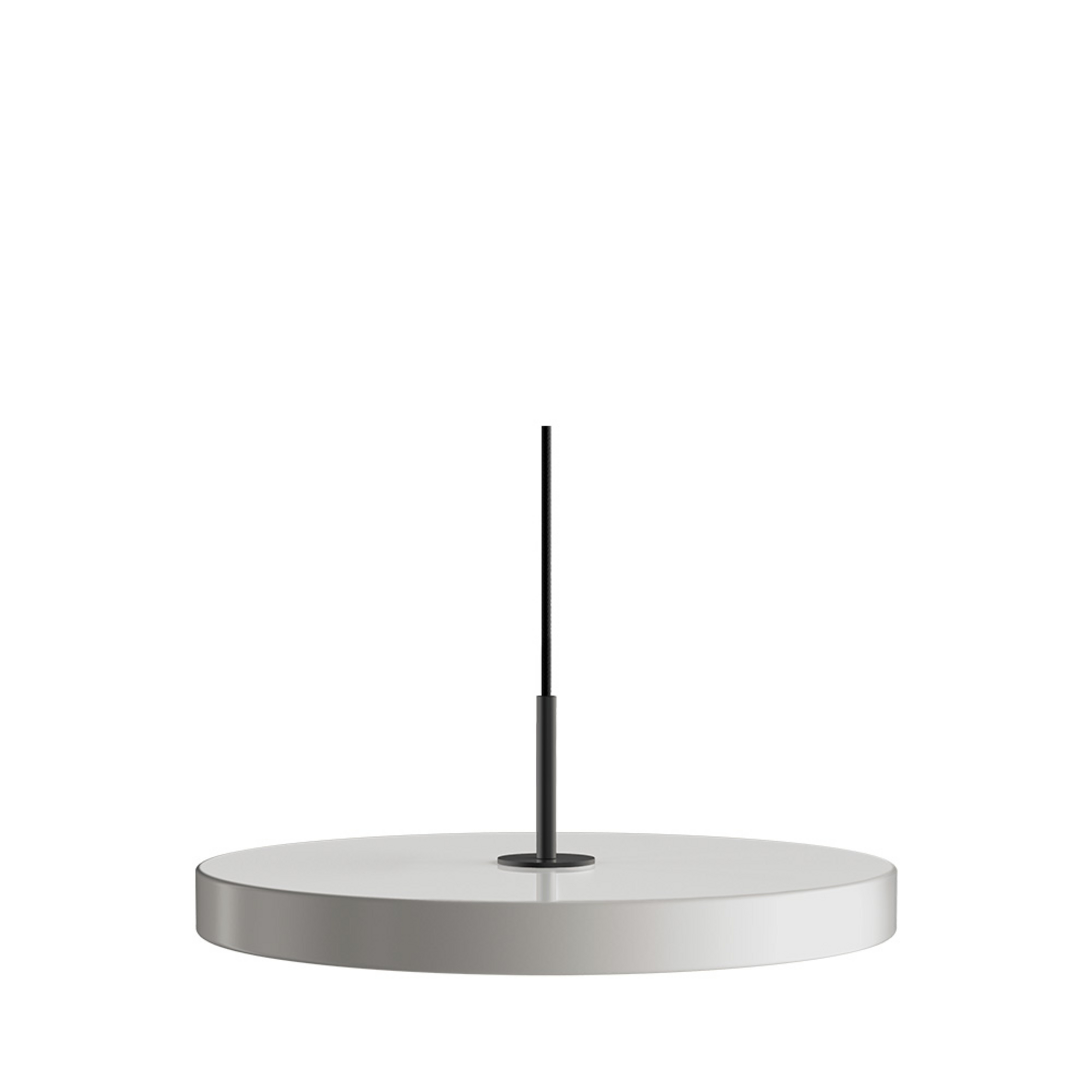 Asteria Plus Hängelampe, Ø 43 cm, hellgrau/schwarz - UMAGE