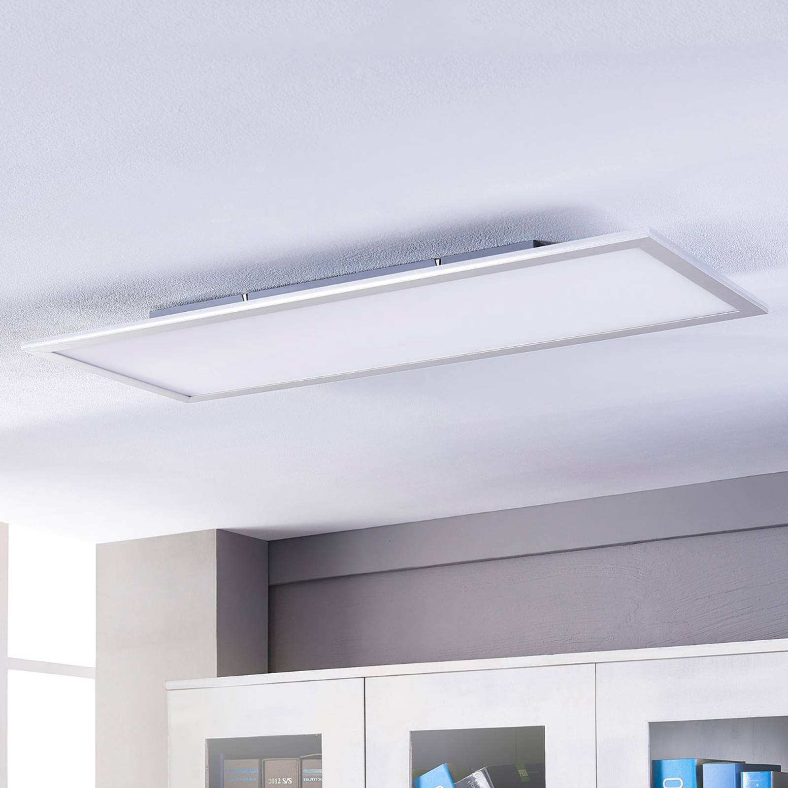 Lindby Livel LED-Panel, 4.000K, 120 cm x 30 cm