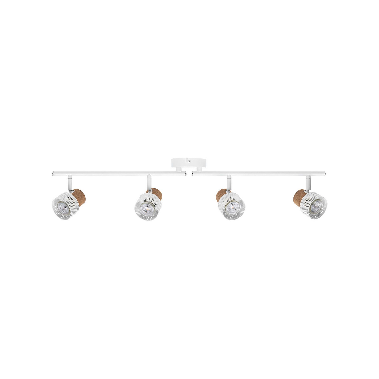 OSRAM Deckenstrahler CORK, weiß, 4 Spots, GU10-LED, 927, dim