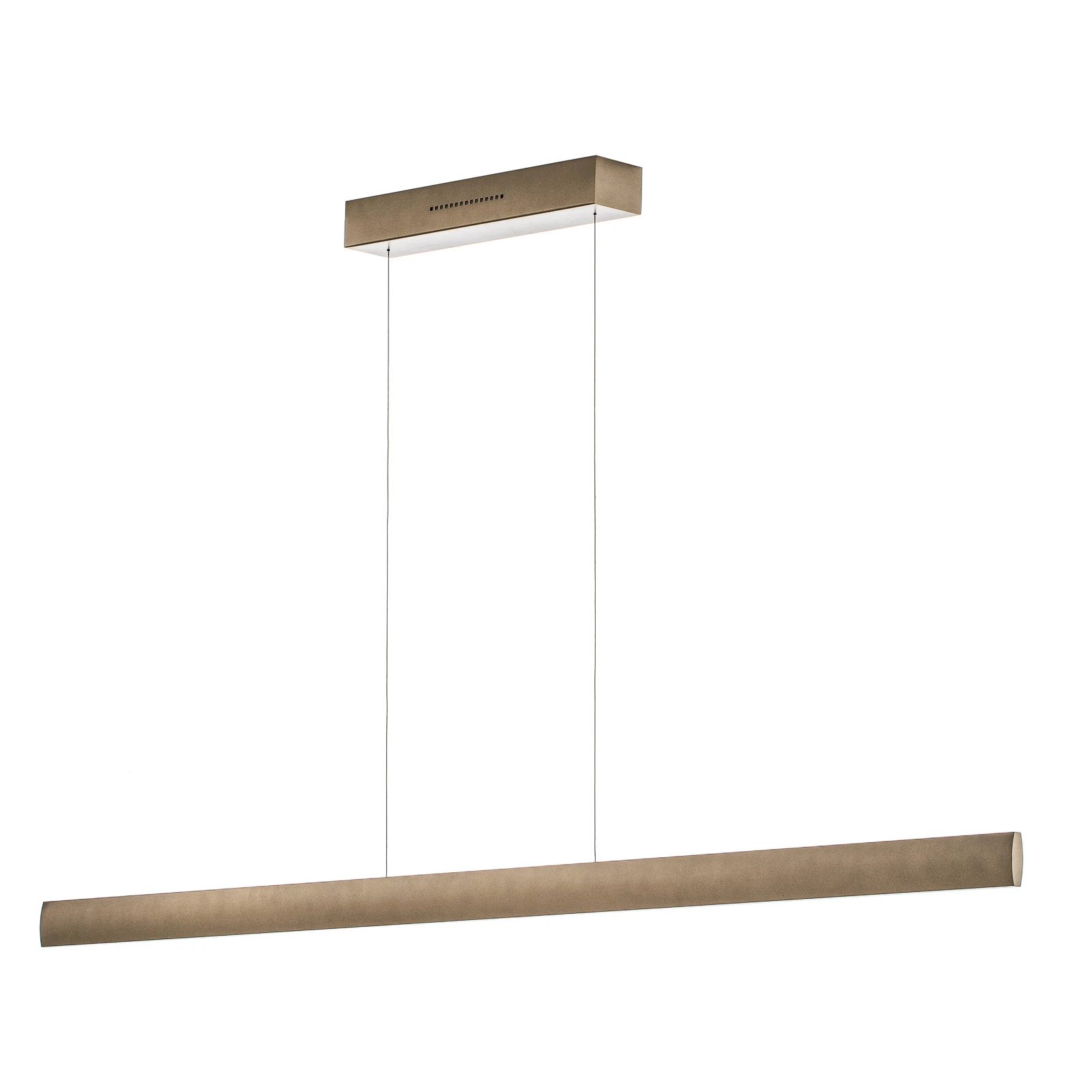 Suspension LED Runa, bronze, longueur 152 cm