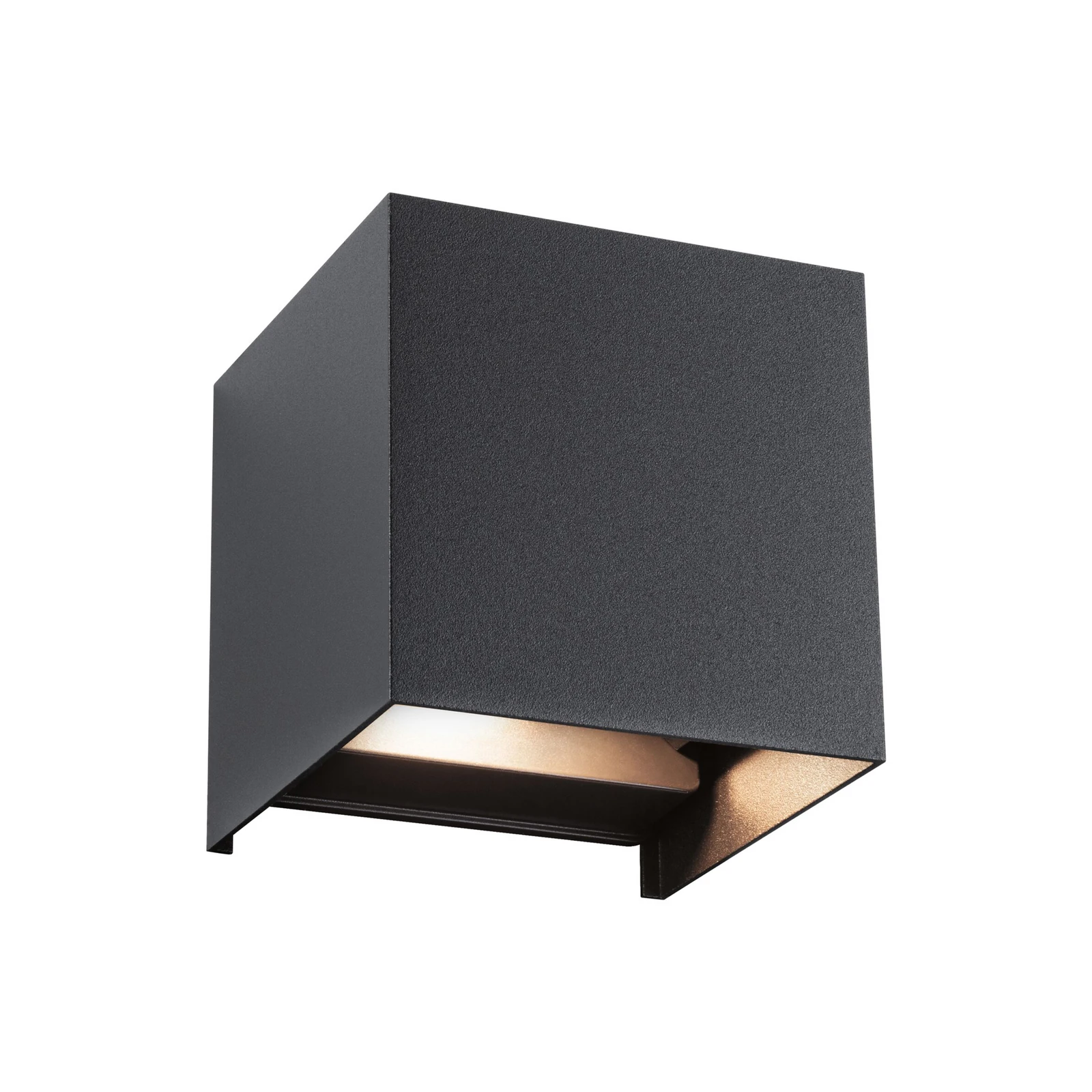 Paulmann applique d'extérieur LED Cybo, RGBW, 10 cm, anthracite