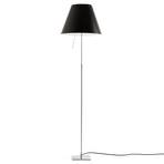 Luceplan Costanza stojací lampa D13ti hliník/černá