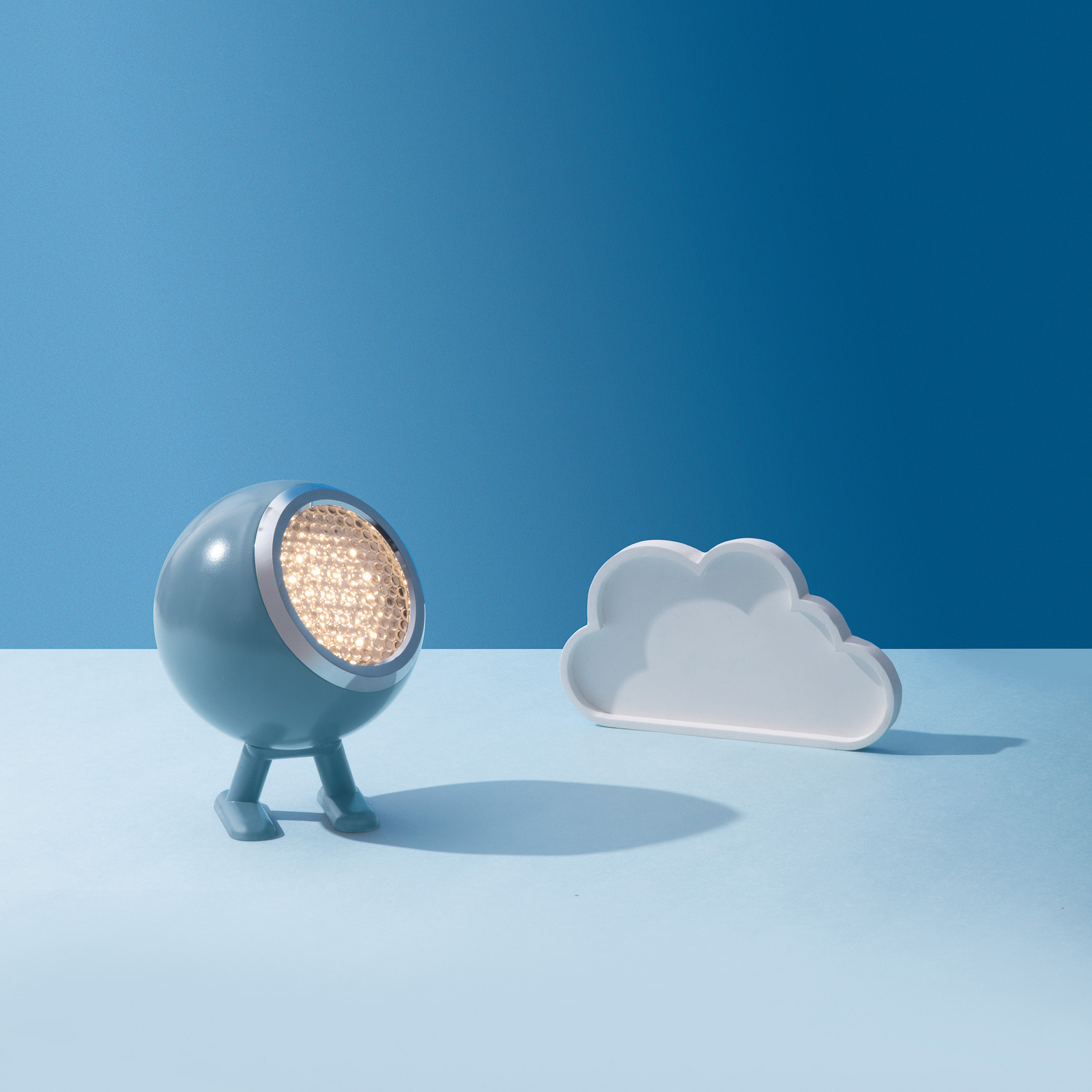 Norbitt 3.0 LED rechargeable desk lamp, blue, CCT - MR. WATTSON